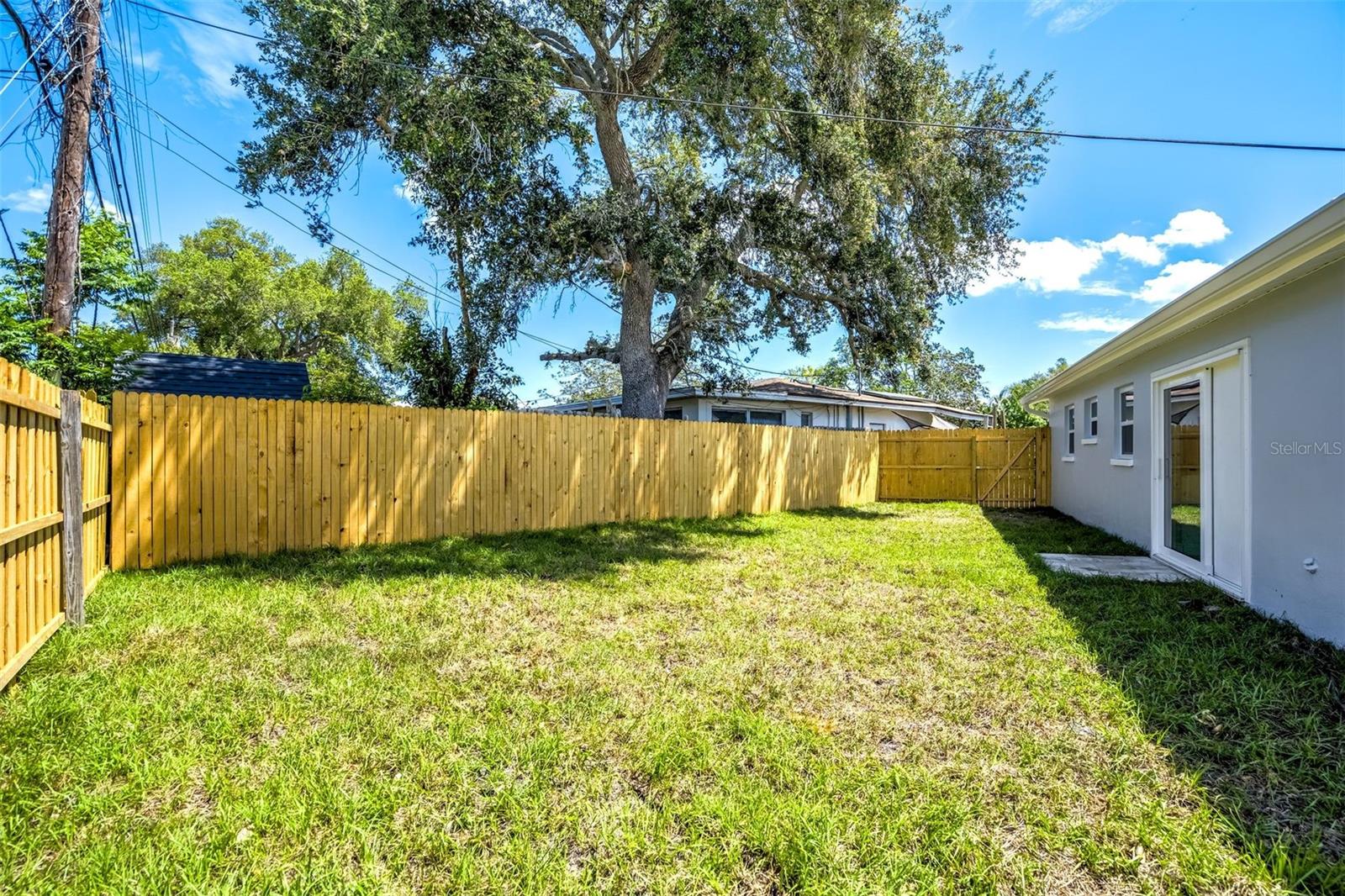 Fenced Backyard