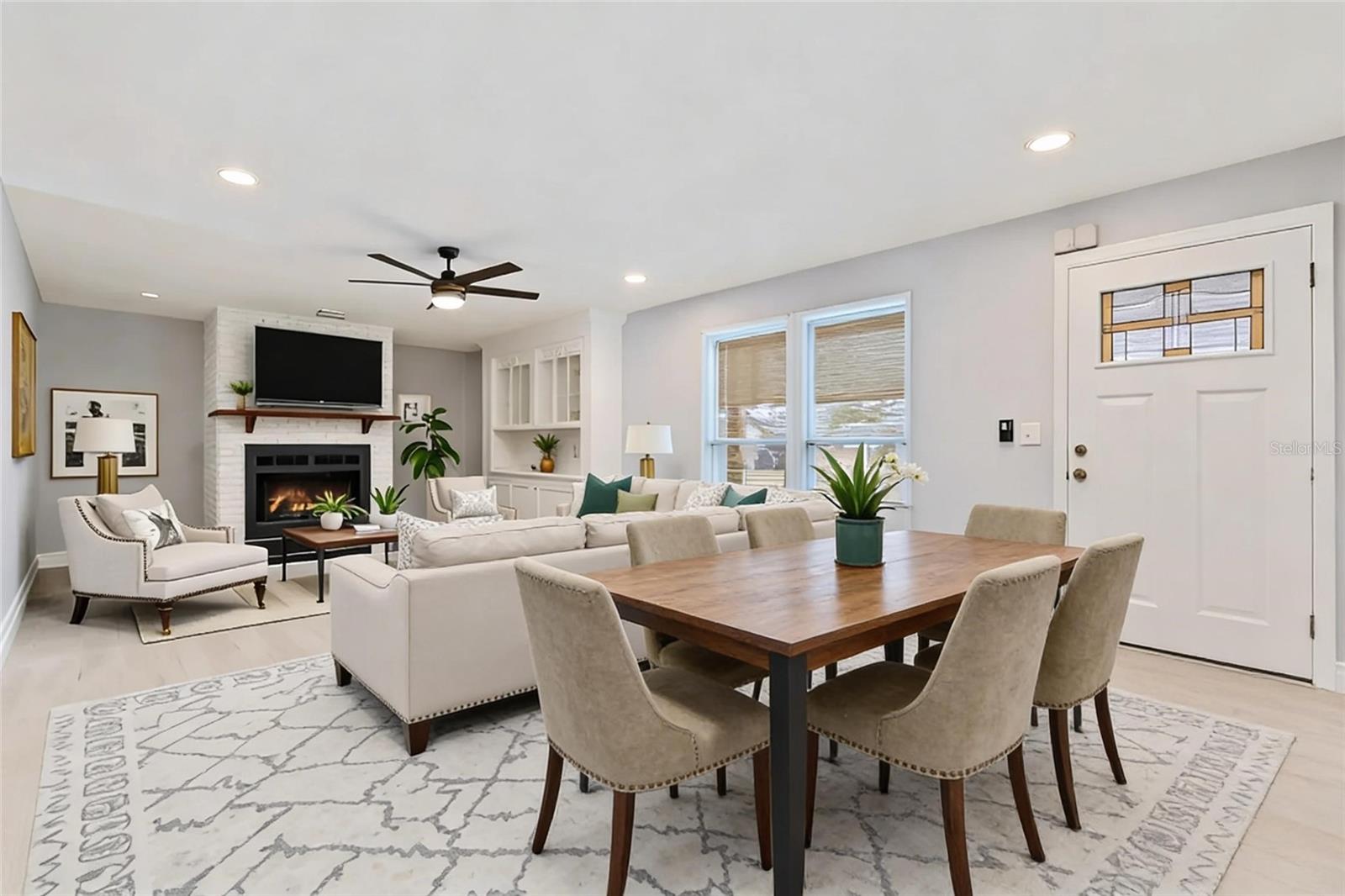 large living room/option dining room combo