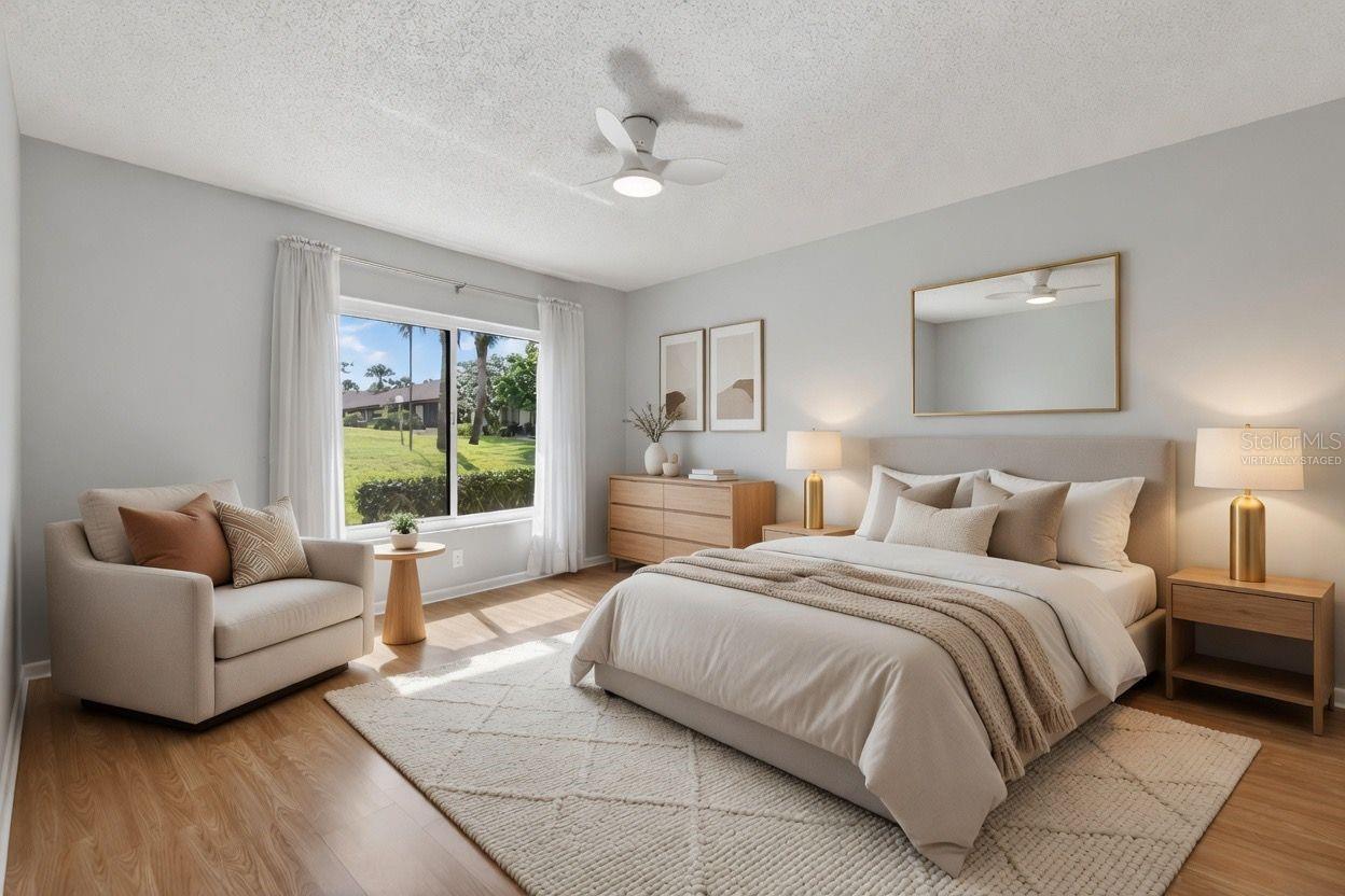 Primary Bedroom Virtually Staged