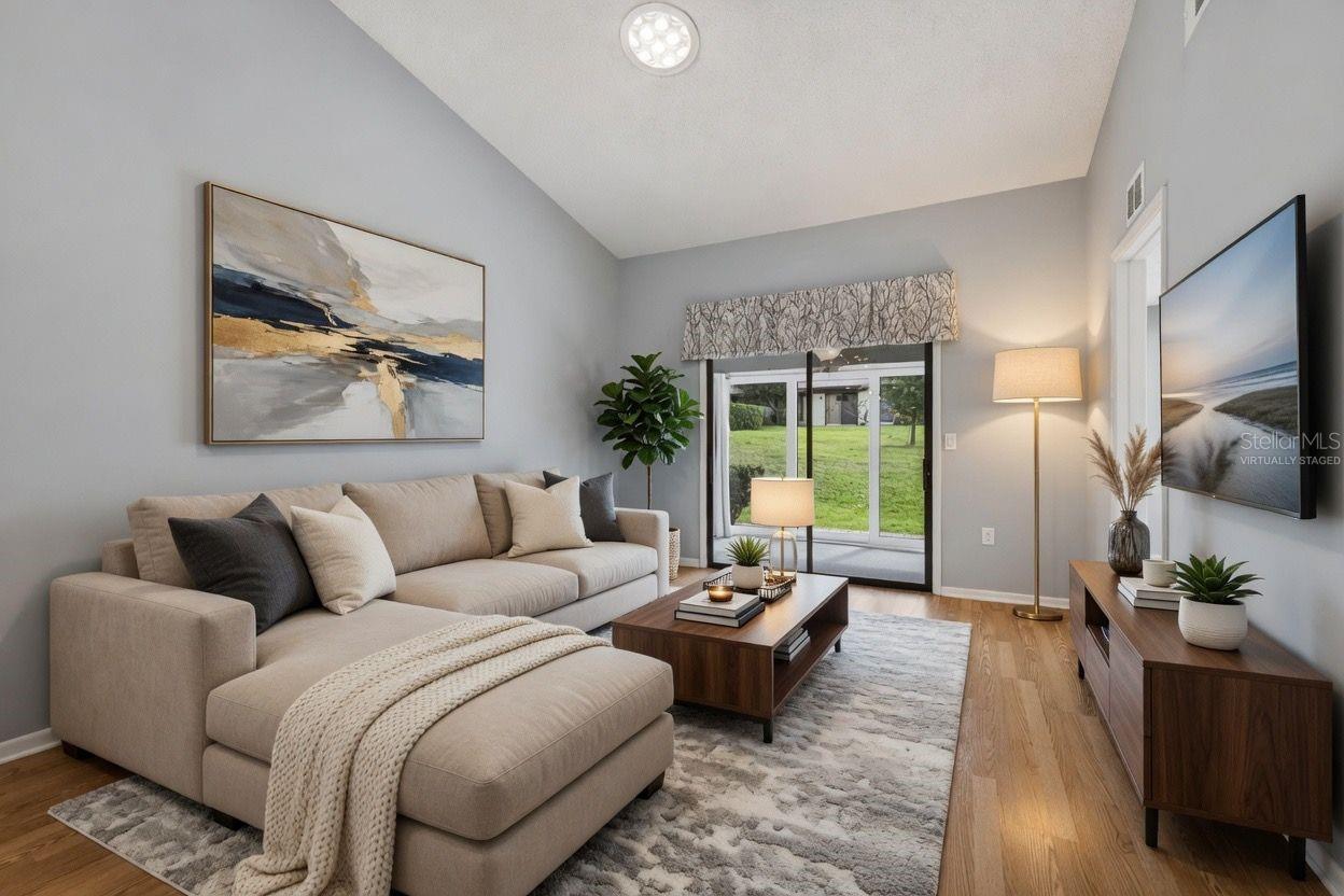 Living Room Virtually Staged