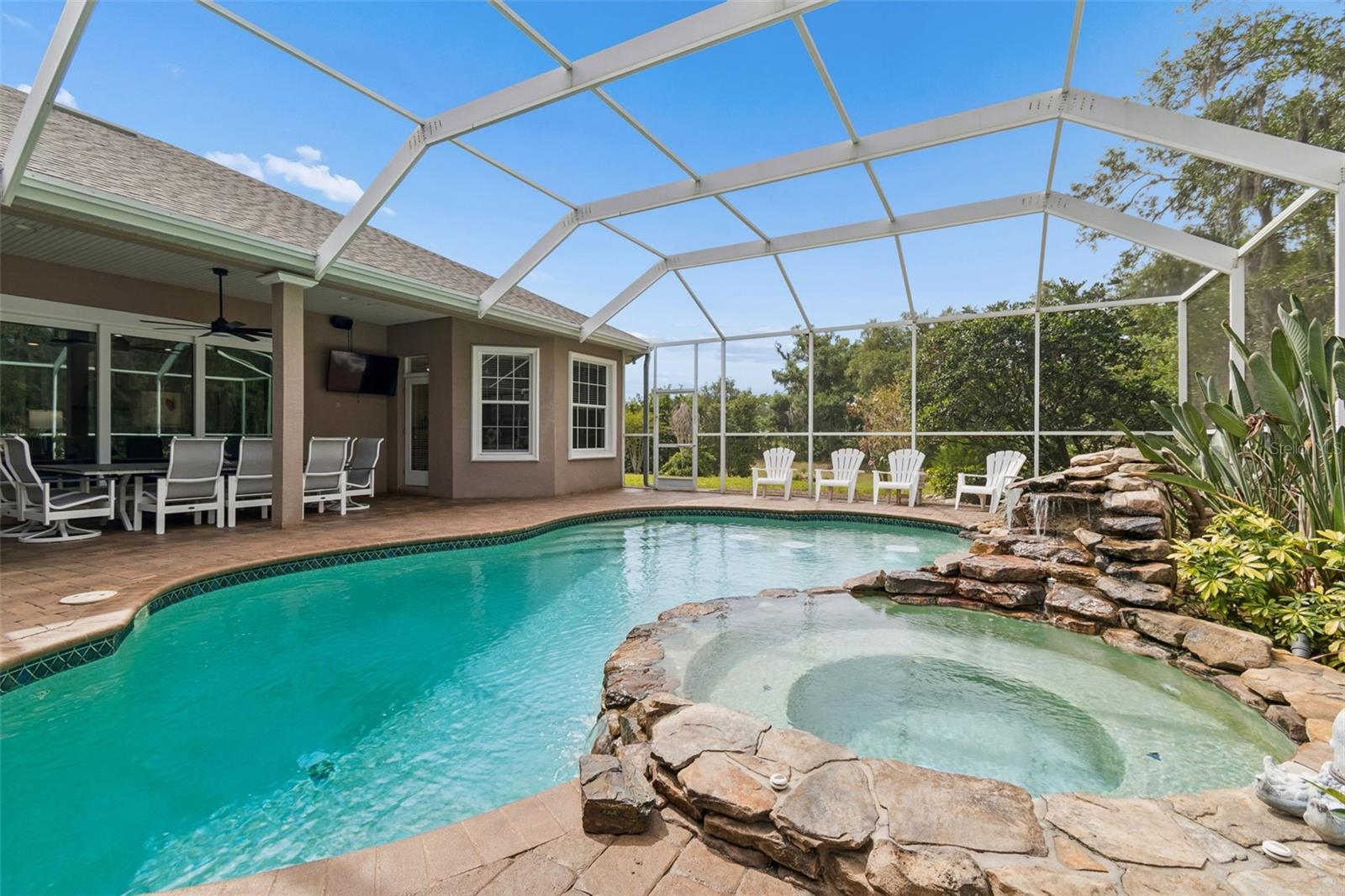 Pool area