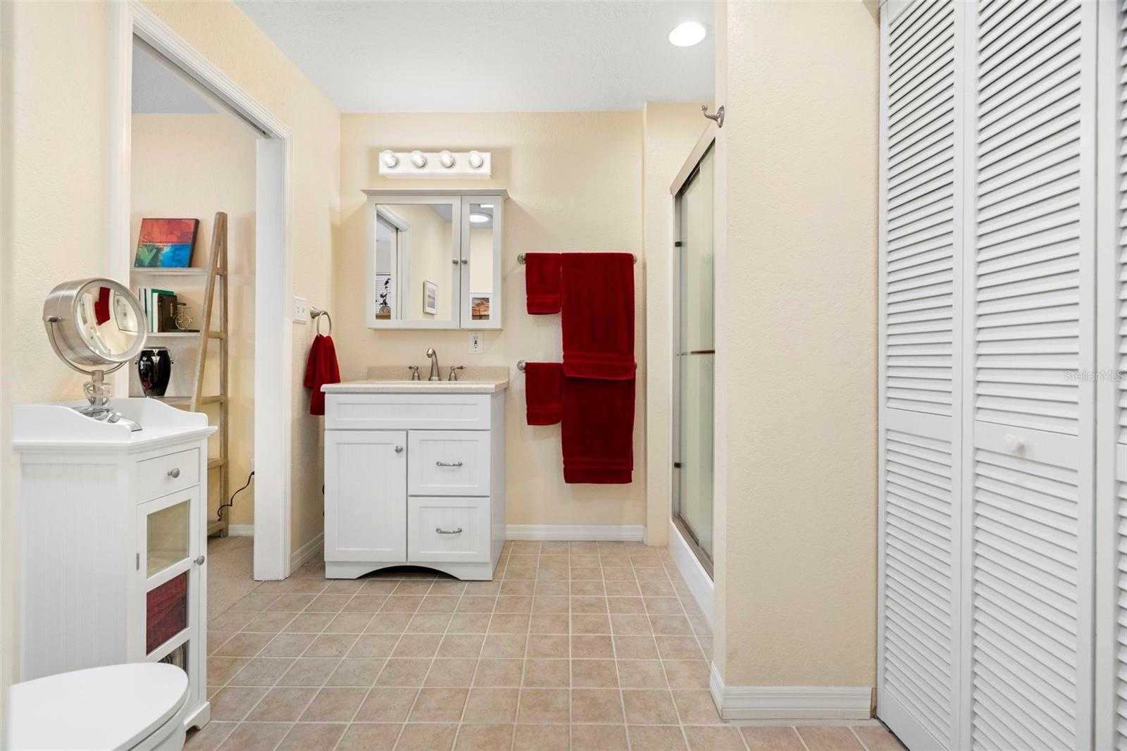 Updated primary bathroom.