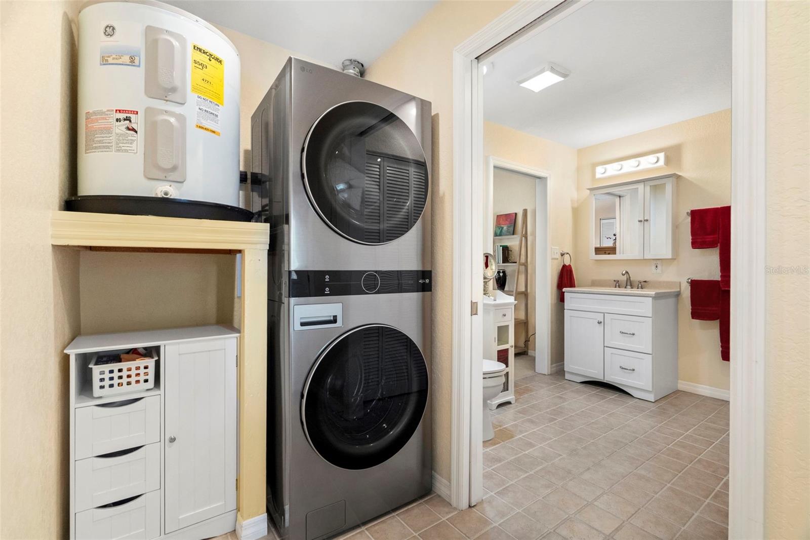 Convenient laundry and utility space!