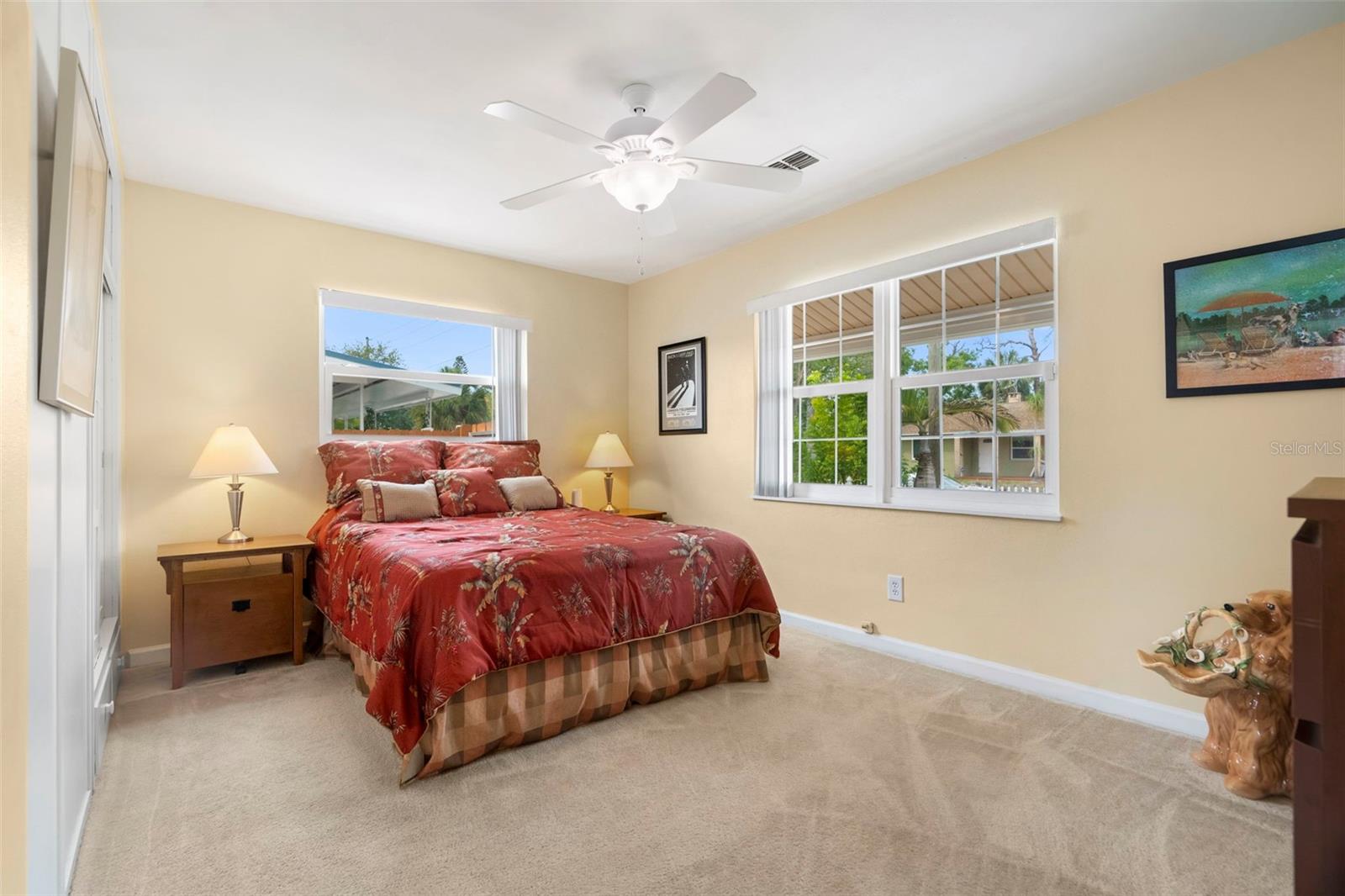 Spacious second bedroom.