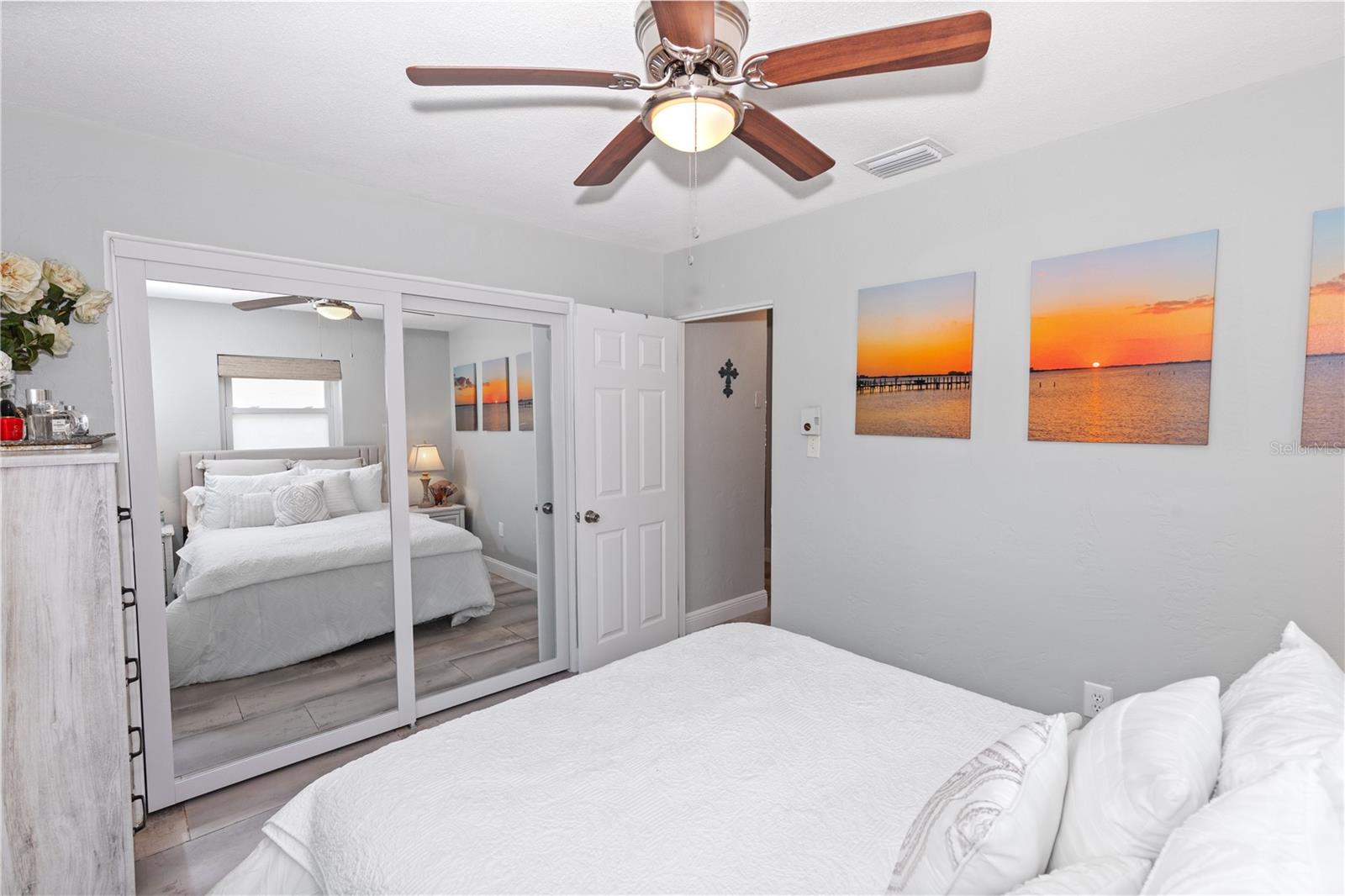 Also has a custom closet with new mirror doors