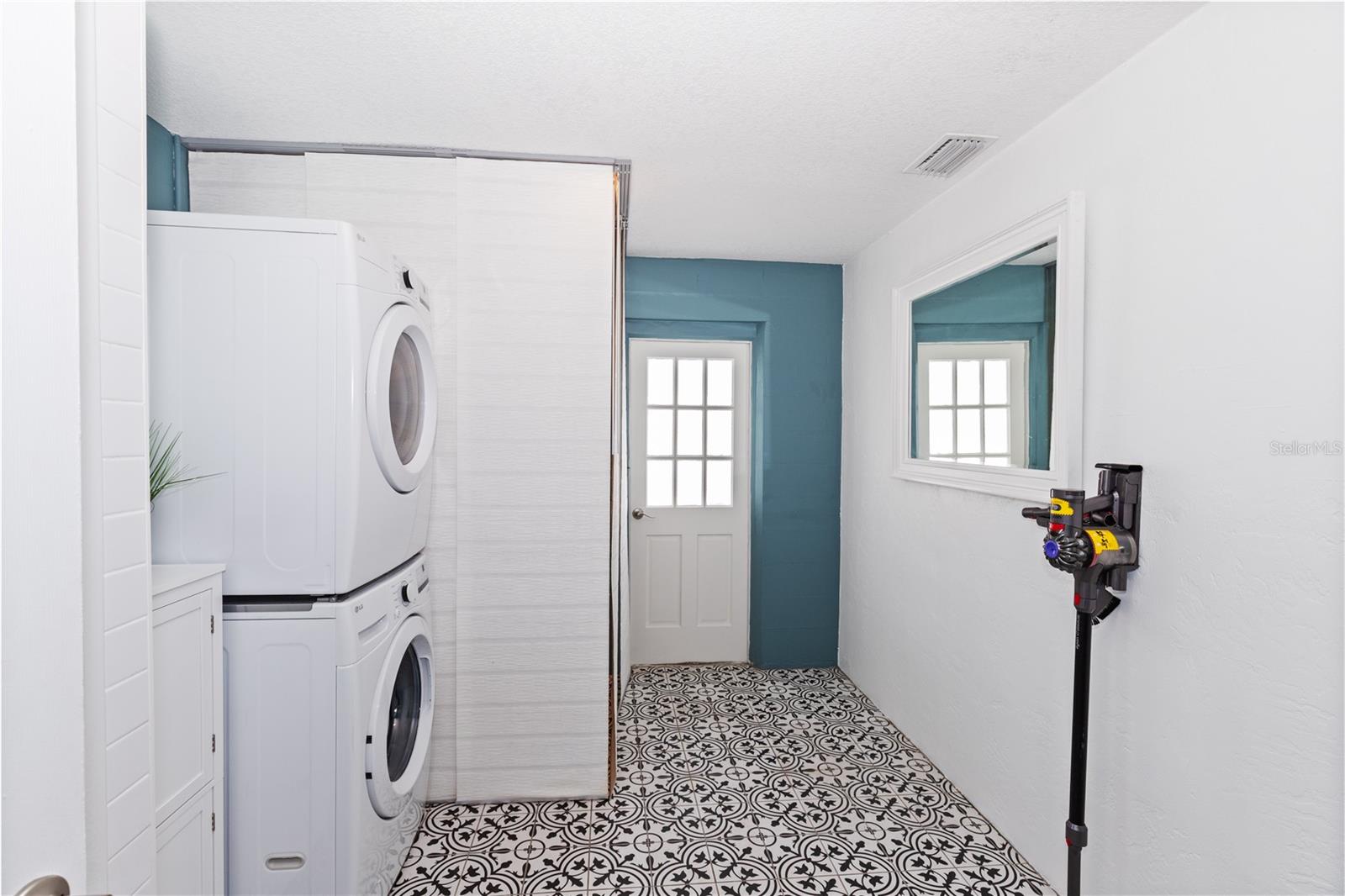 That door leads to the side yard