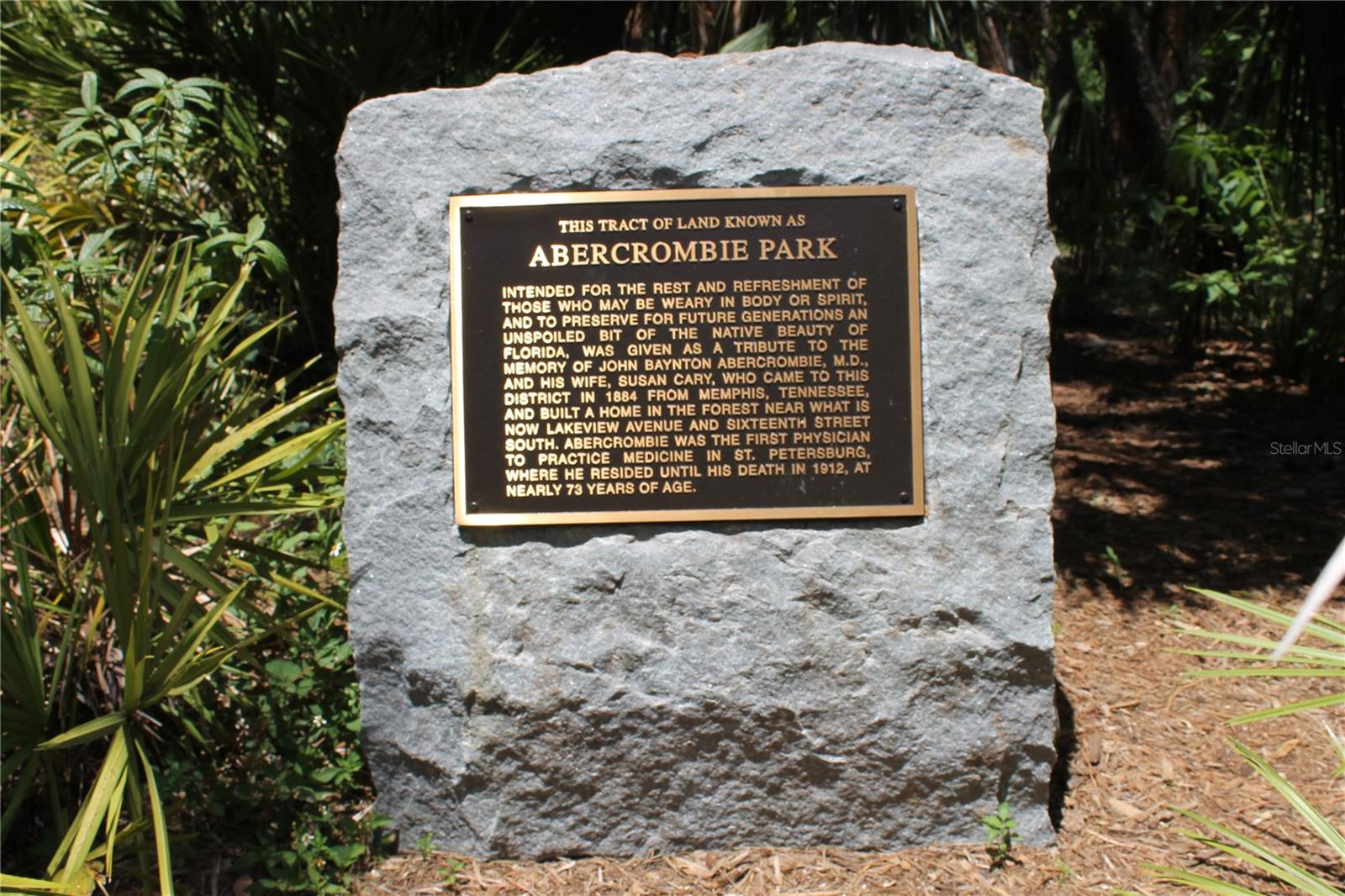 Indian mounds and lots of trees, trails, picnic tables and benches