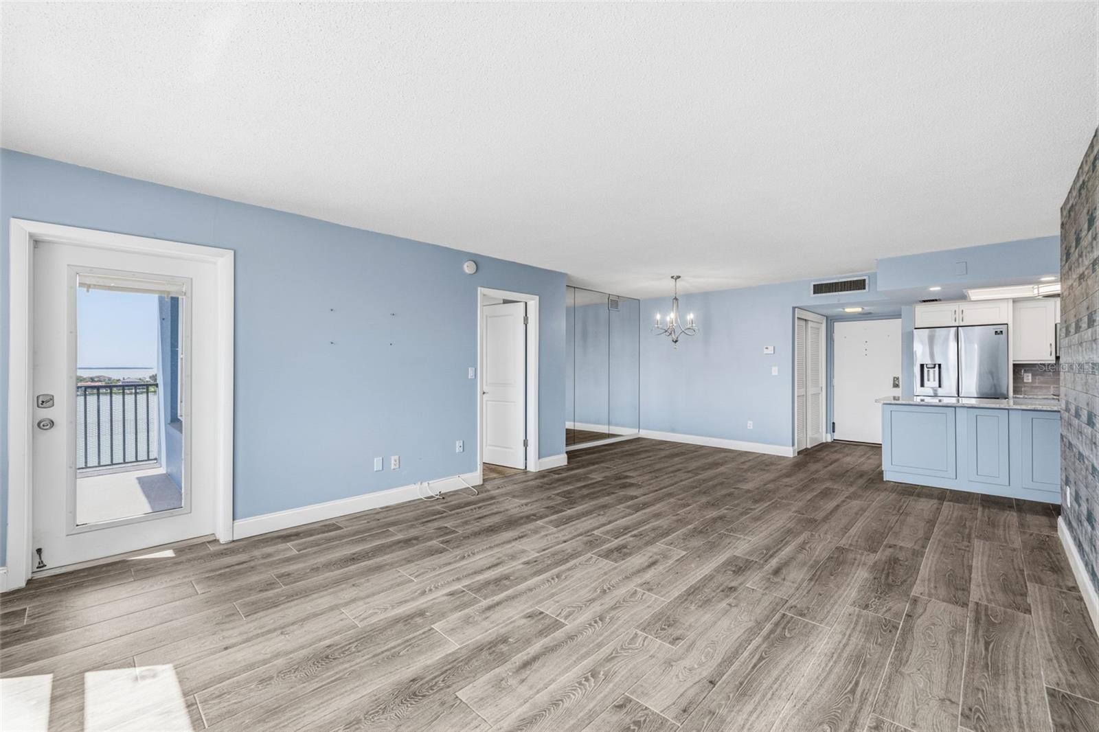 Living and dining rooms