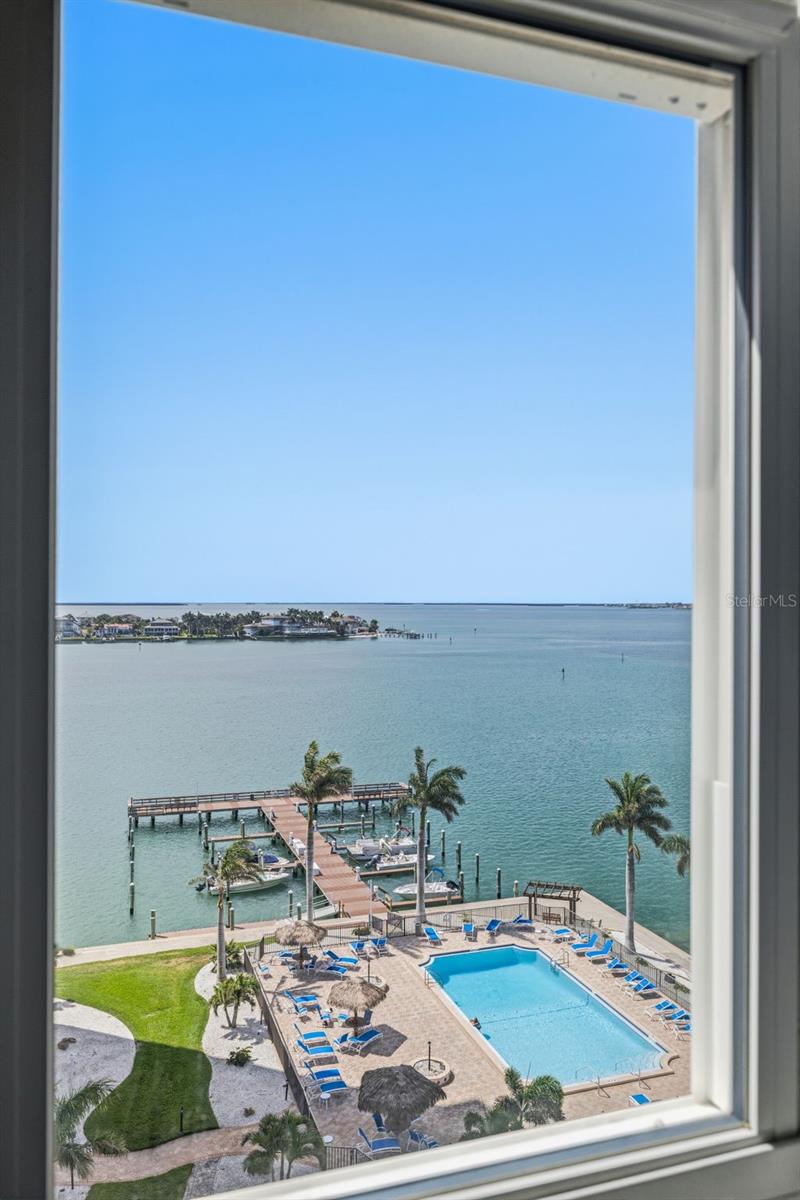 View from primary bedroom