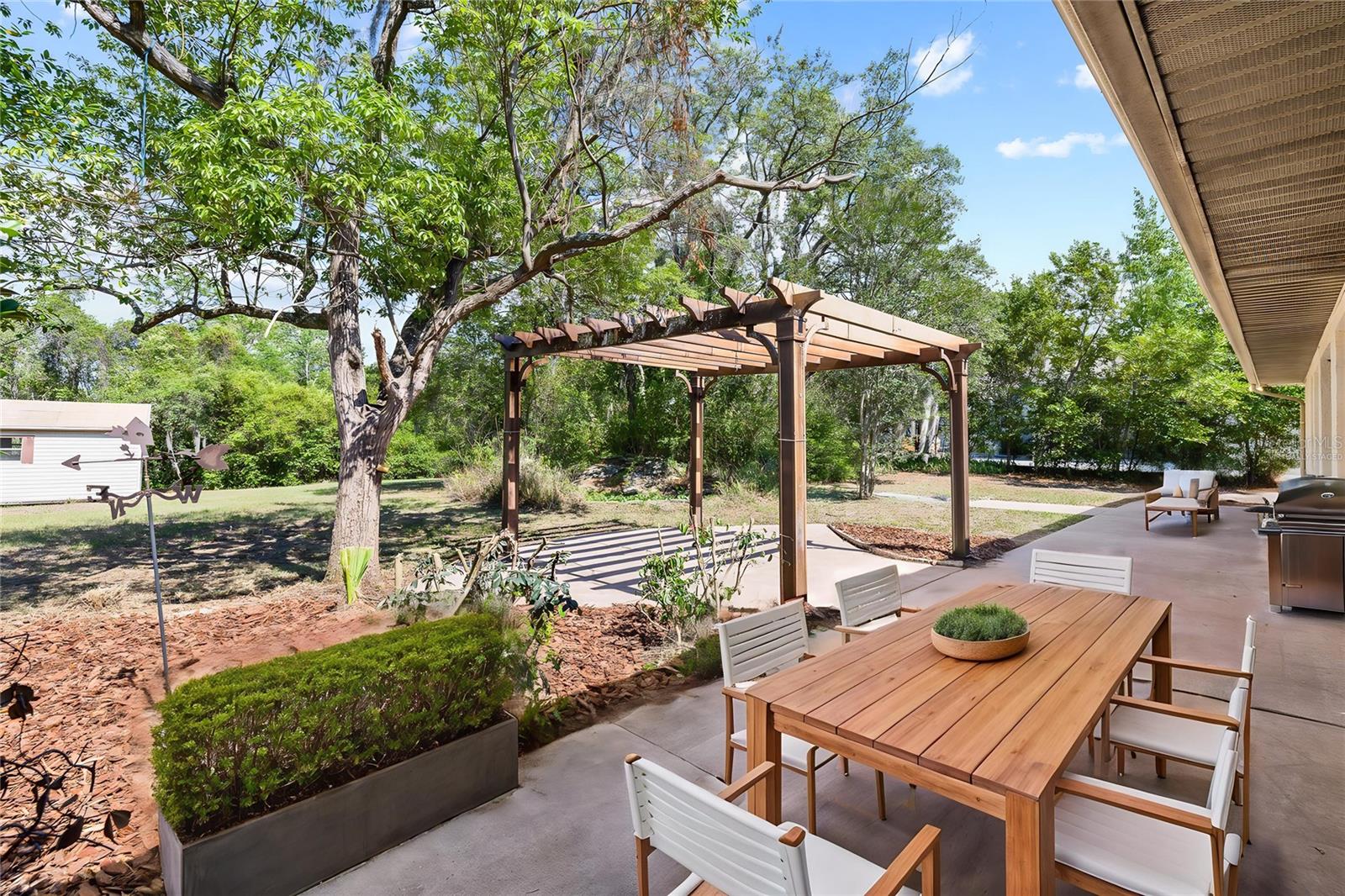 Patio & Pergola - Virtually Staged