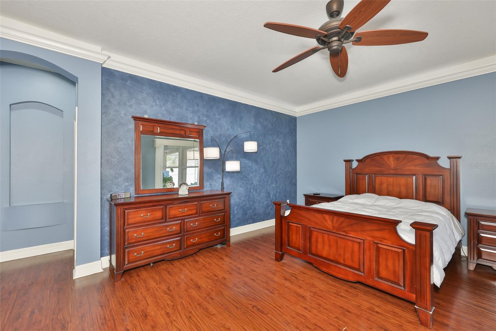 Primary Bedroom is spacious