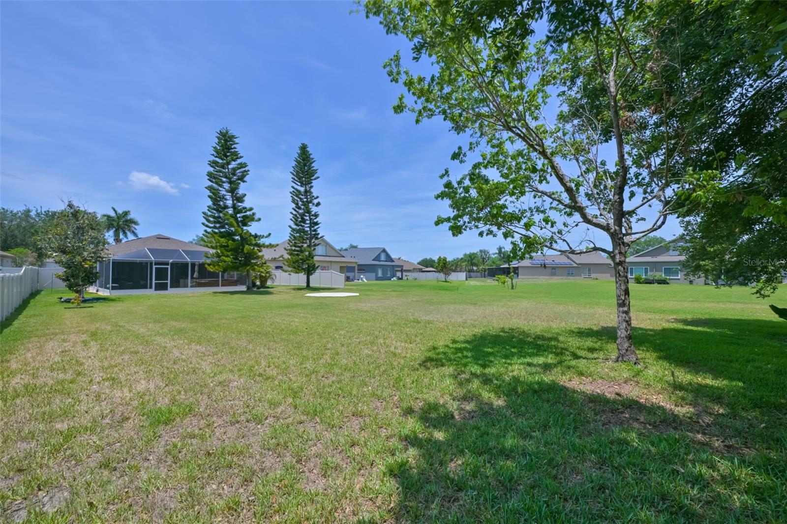 Add a pool if you desire and you still have lots of backyard left