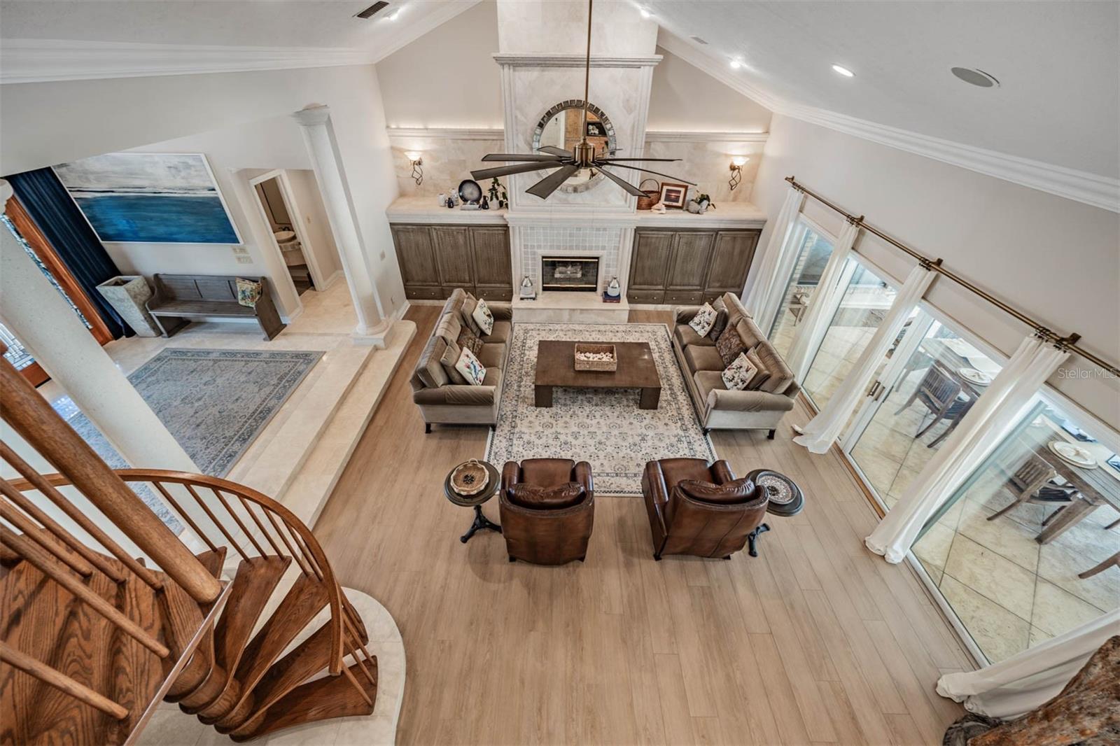 Spiral Staircase to Loft