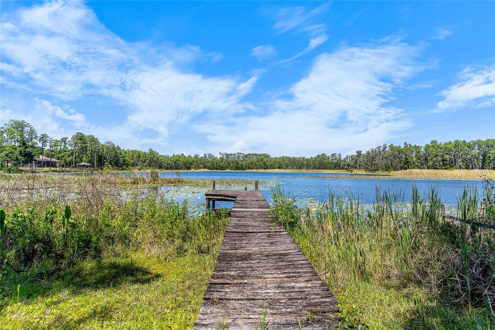 Private spring-fed lake