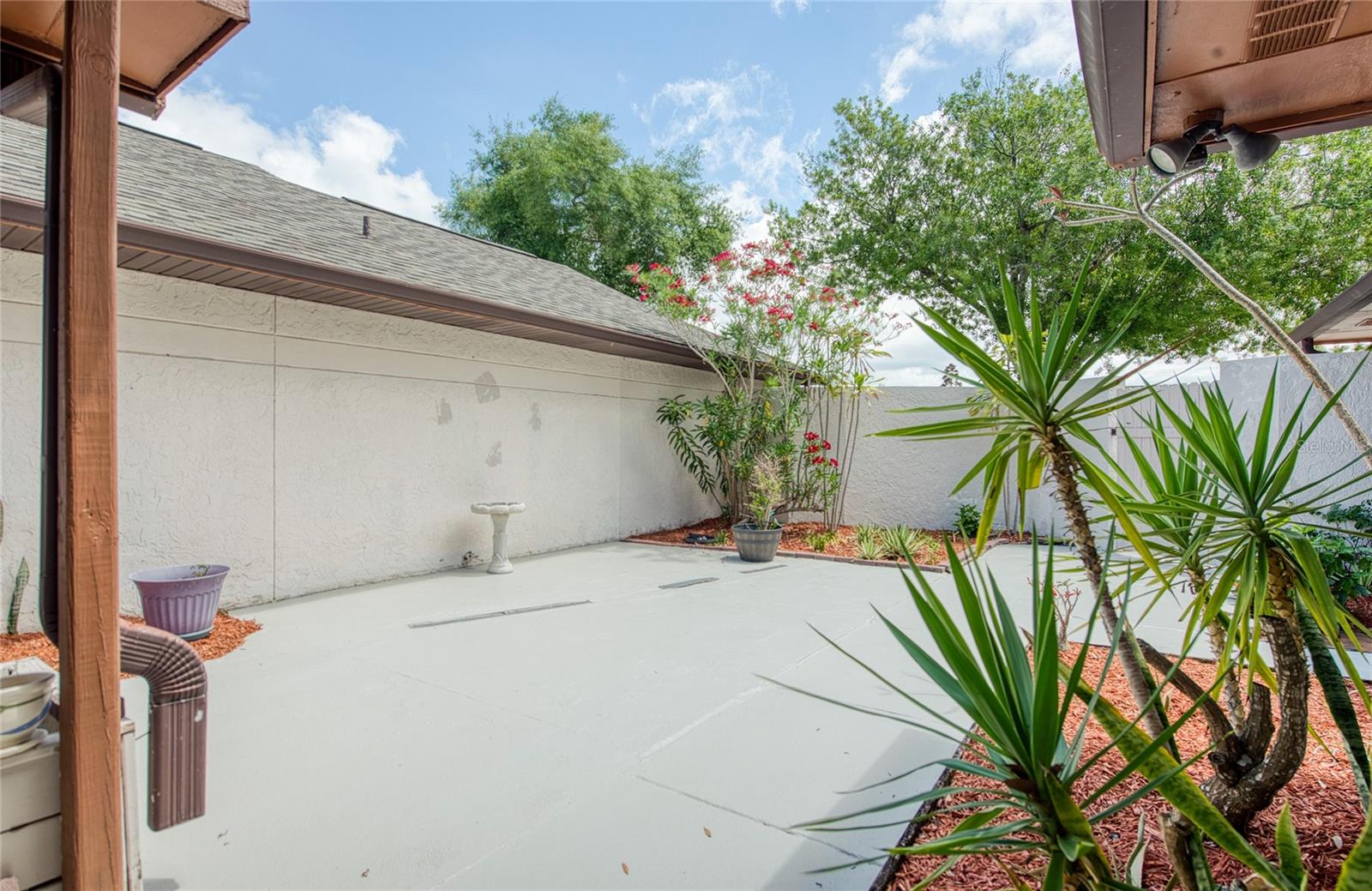 COURTYARD LOOKING TO GATE ENTRANCE