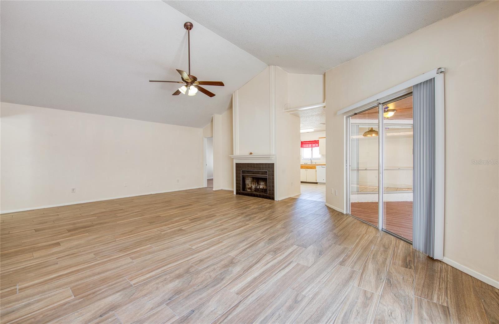 GREAT ROOM WITH FIREPLACE