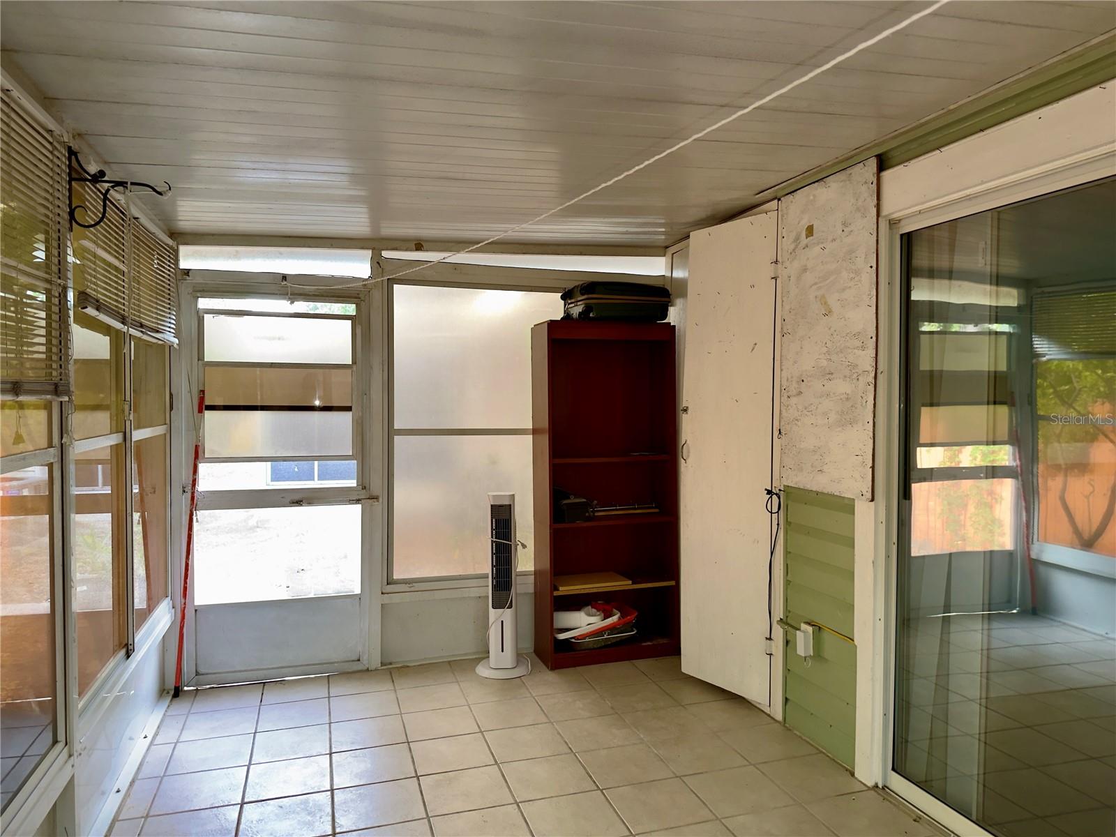 BACK PATIO AND STORAGE CLOSET