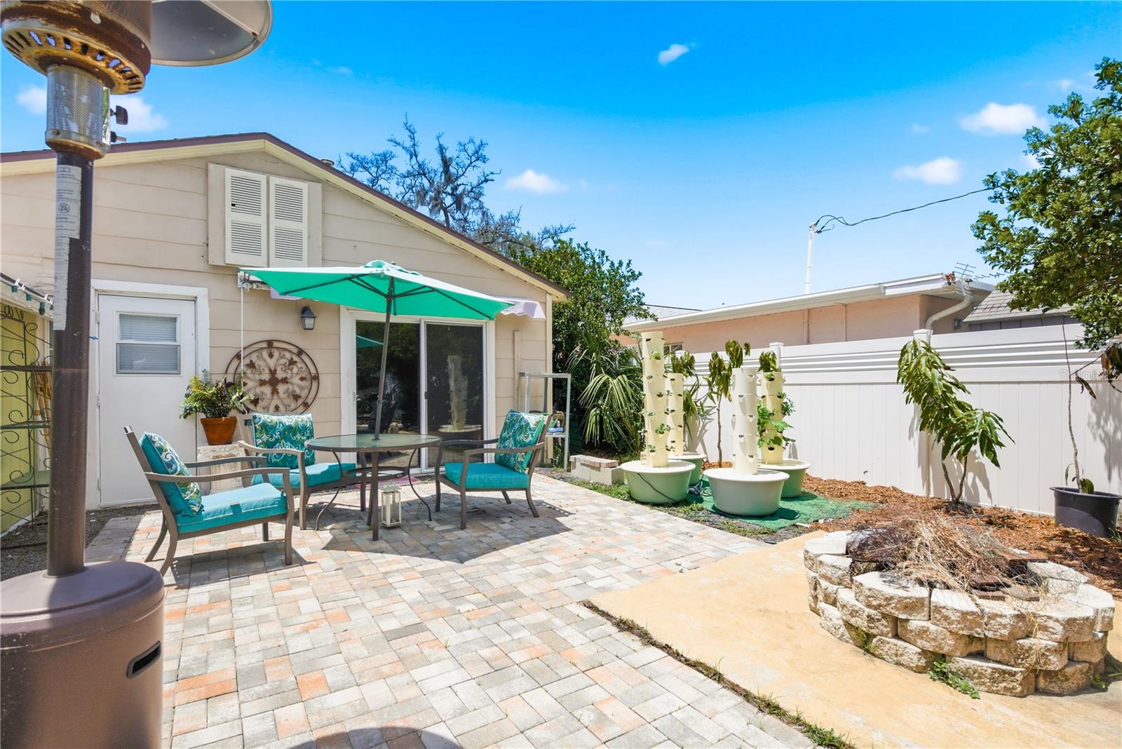 rear patio