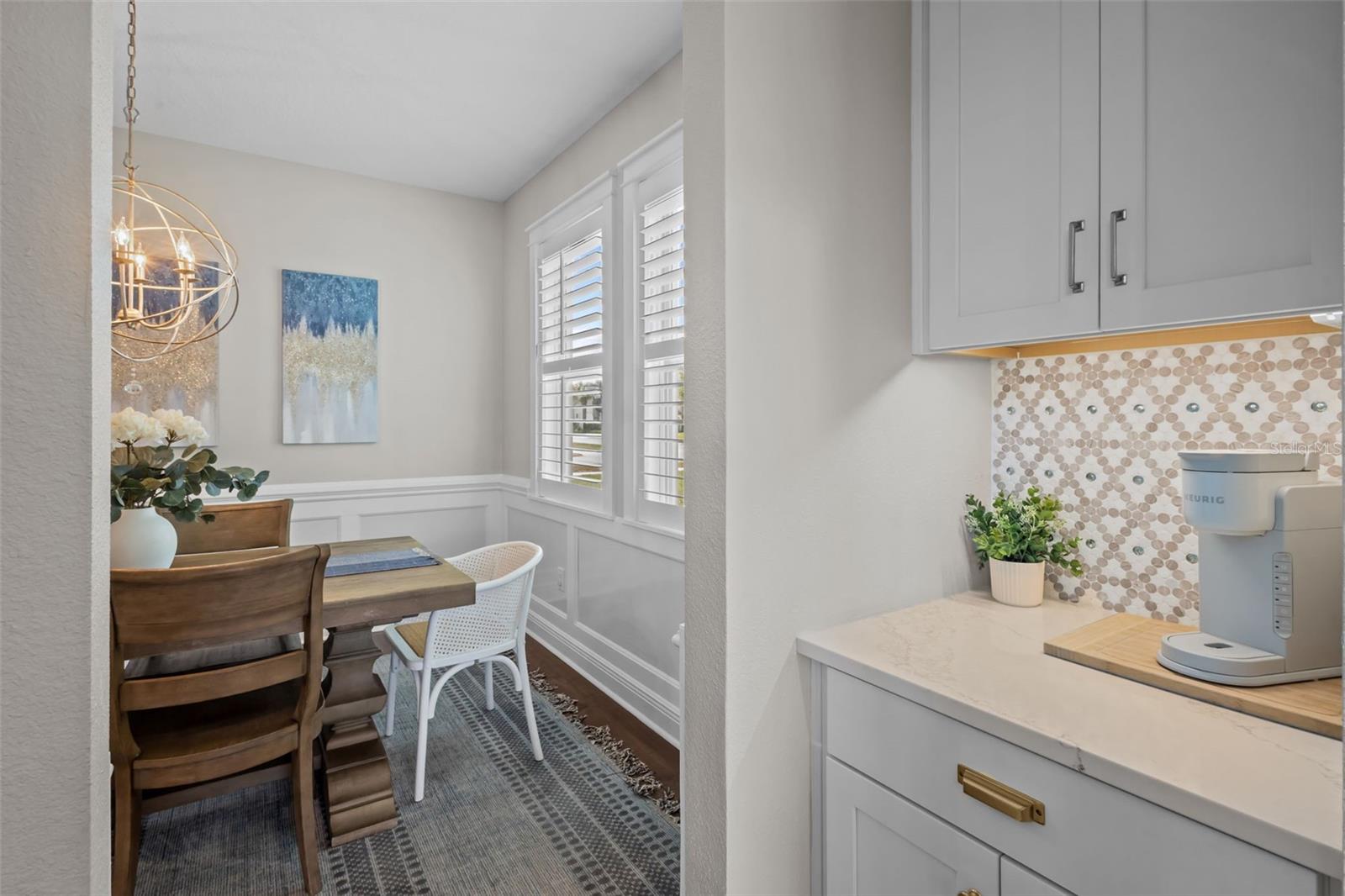 Butler Pantry with extra cabinetry