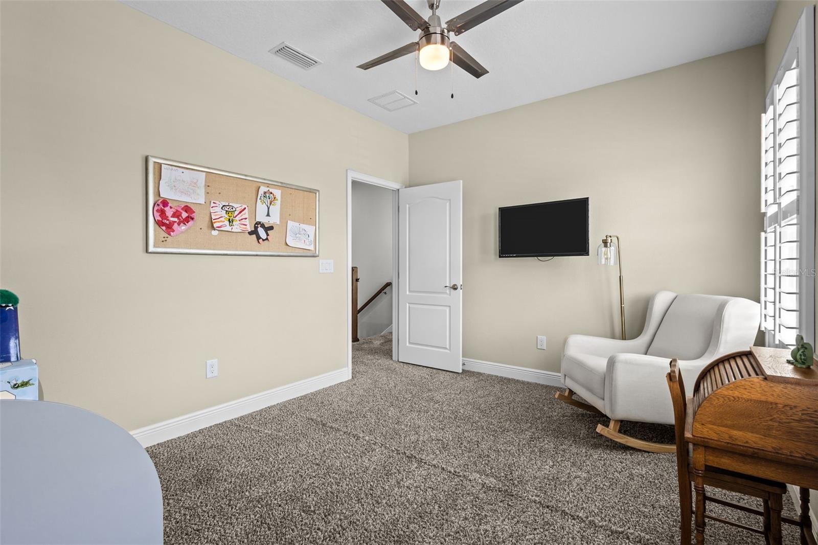Bedroom 4 - has a walk in closet with built ins