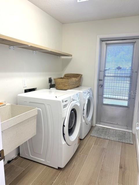 Laundry Room with NEW Washer & Dryer