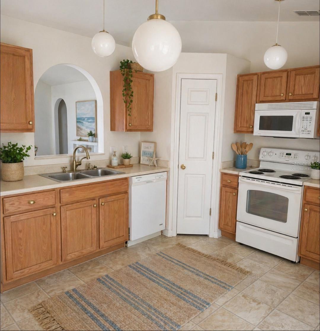 Virtually Staged Kitchen