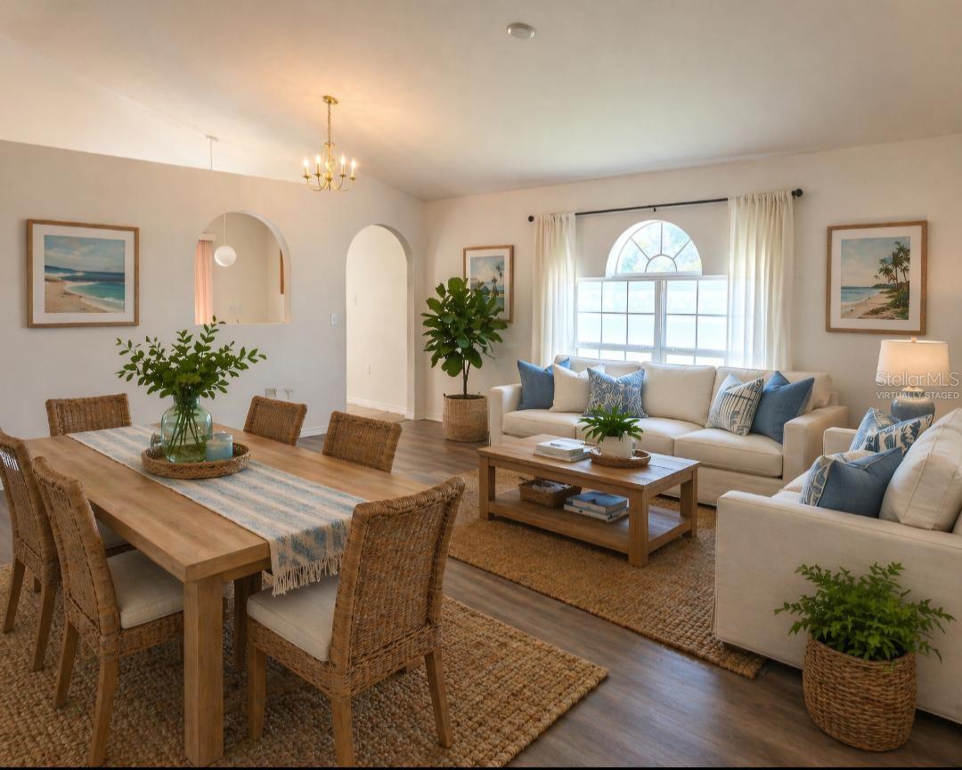 Virtually Staged Family/Dining