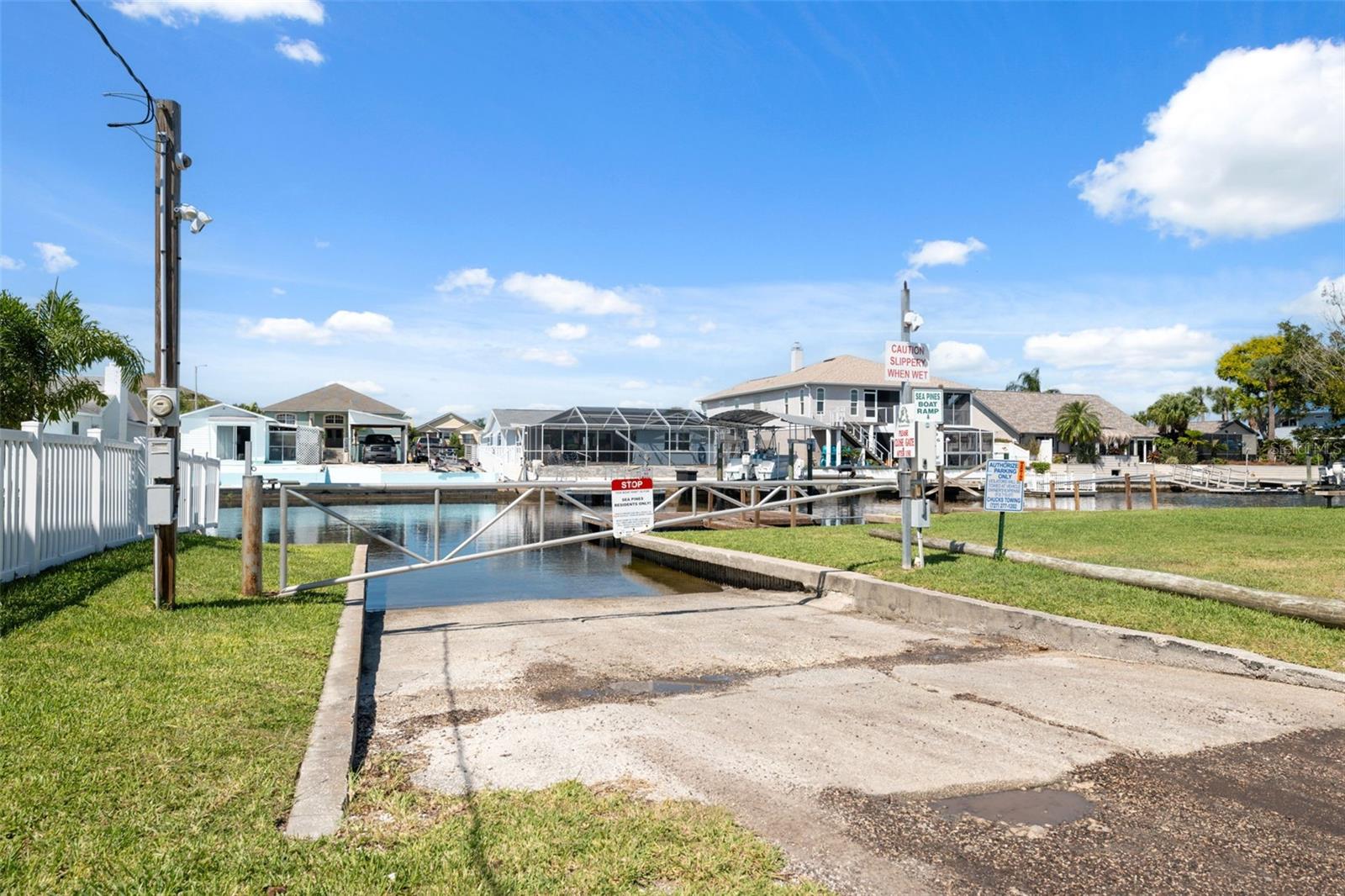 sea pines community boat ramp