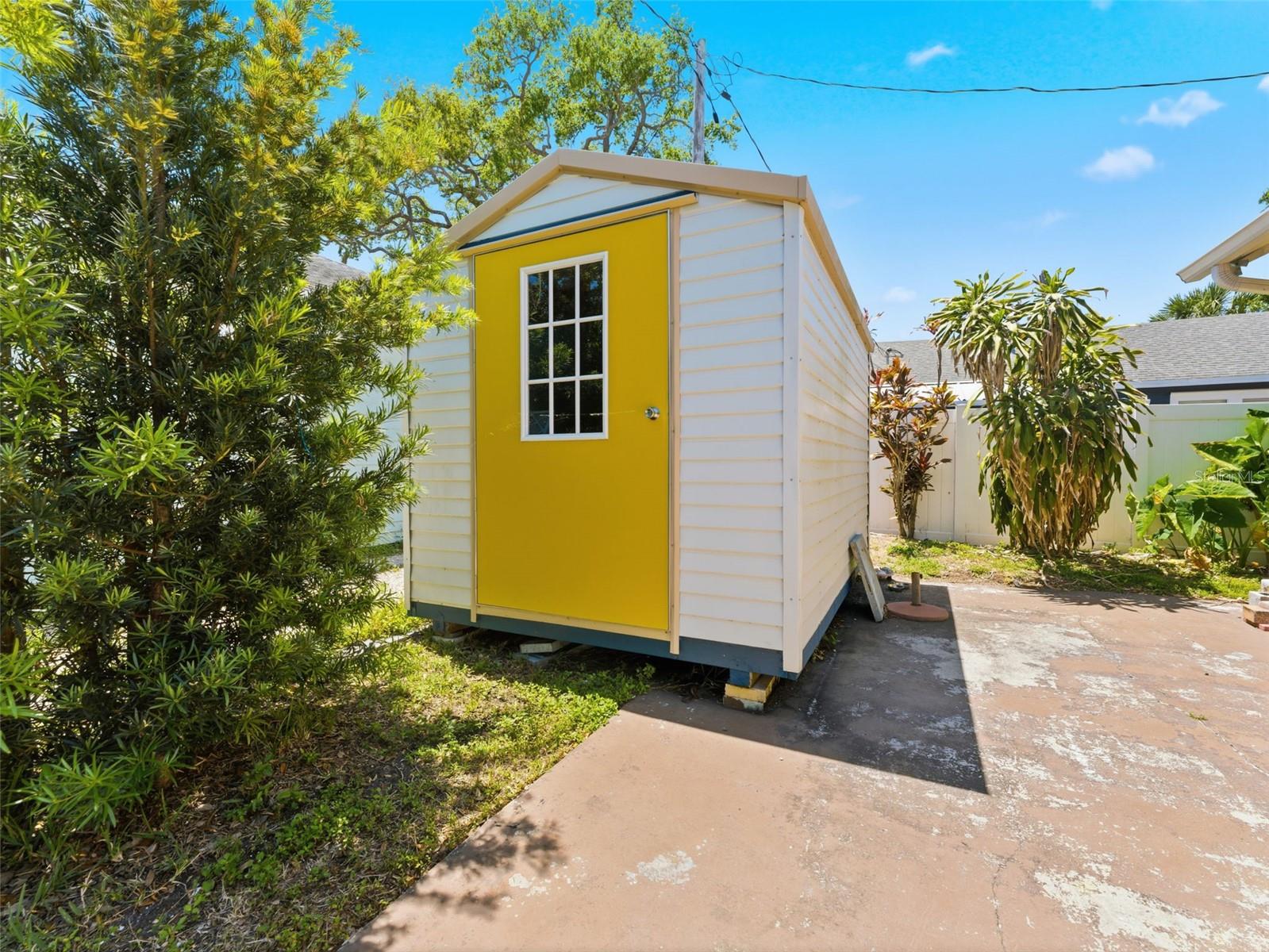 Shed for extra storage