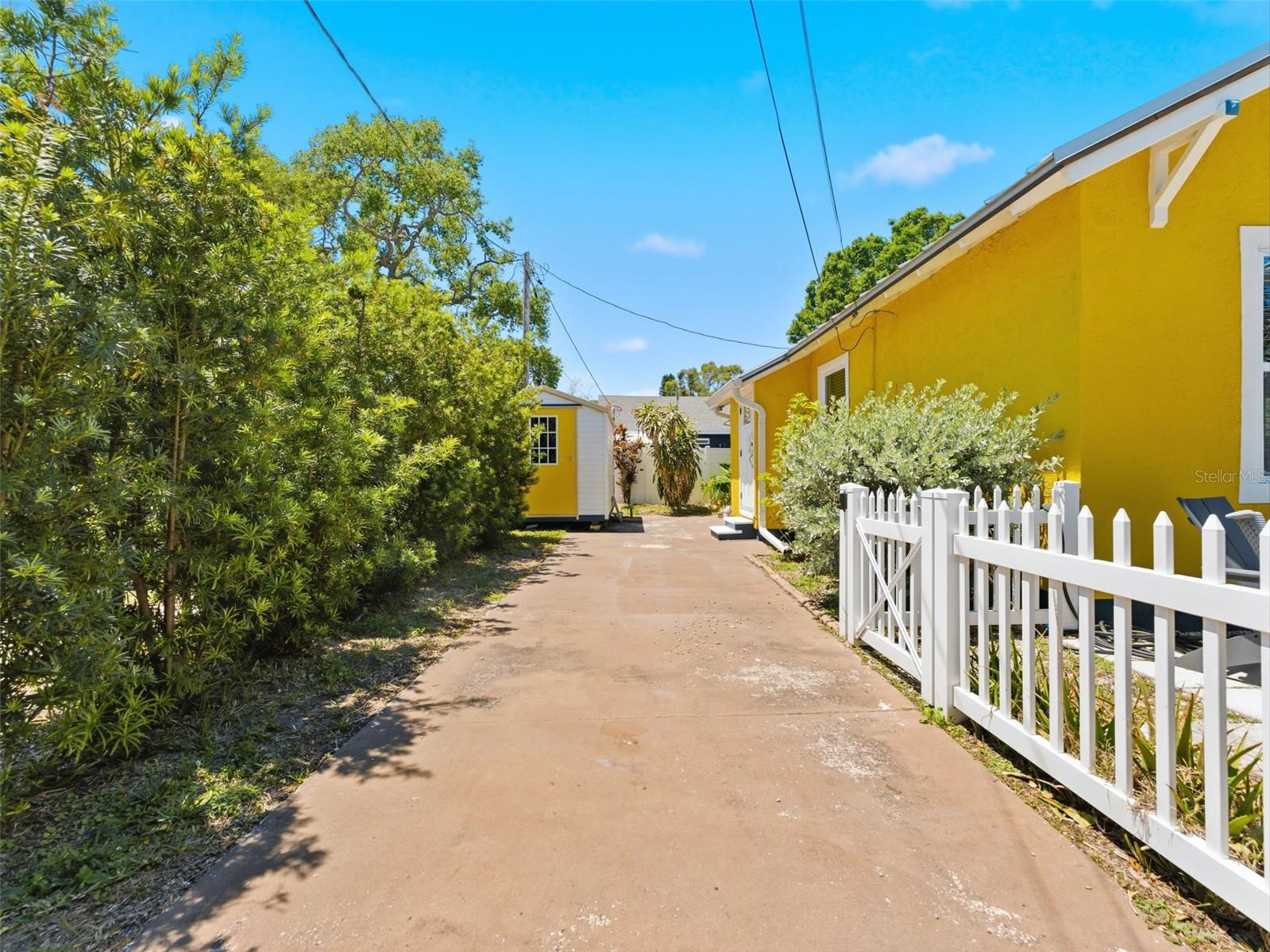 Plenty of parking as this is a corner lot,  you also have your own designated parking space on your property.