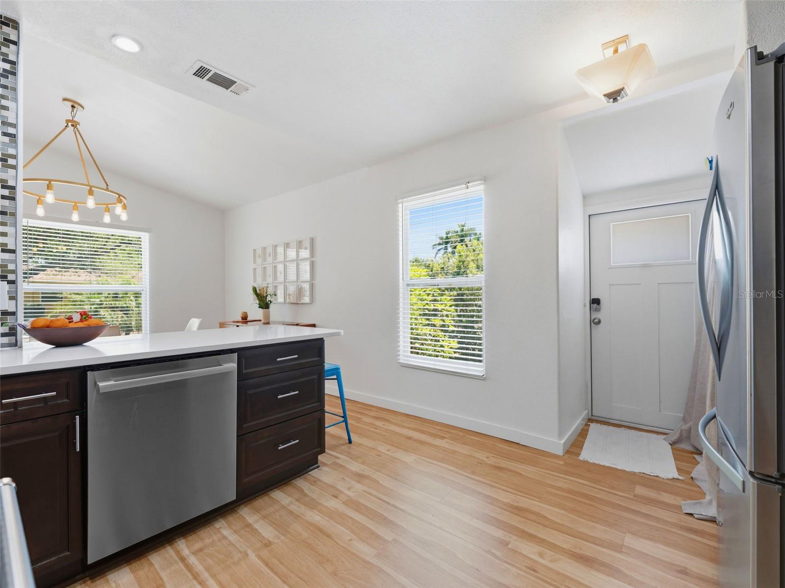 Convenient side entry