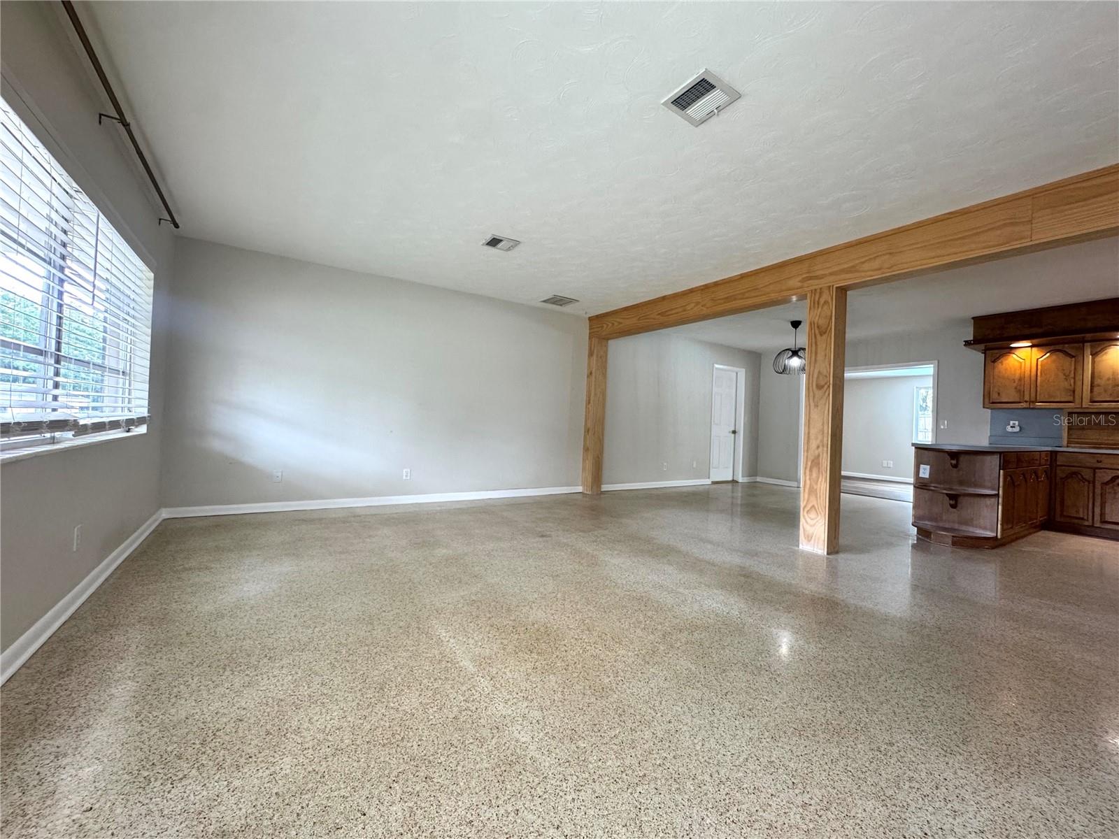 Open concept family room