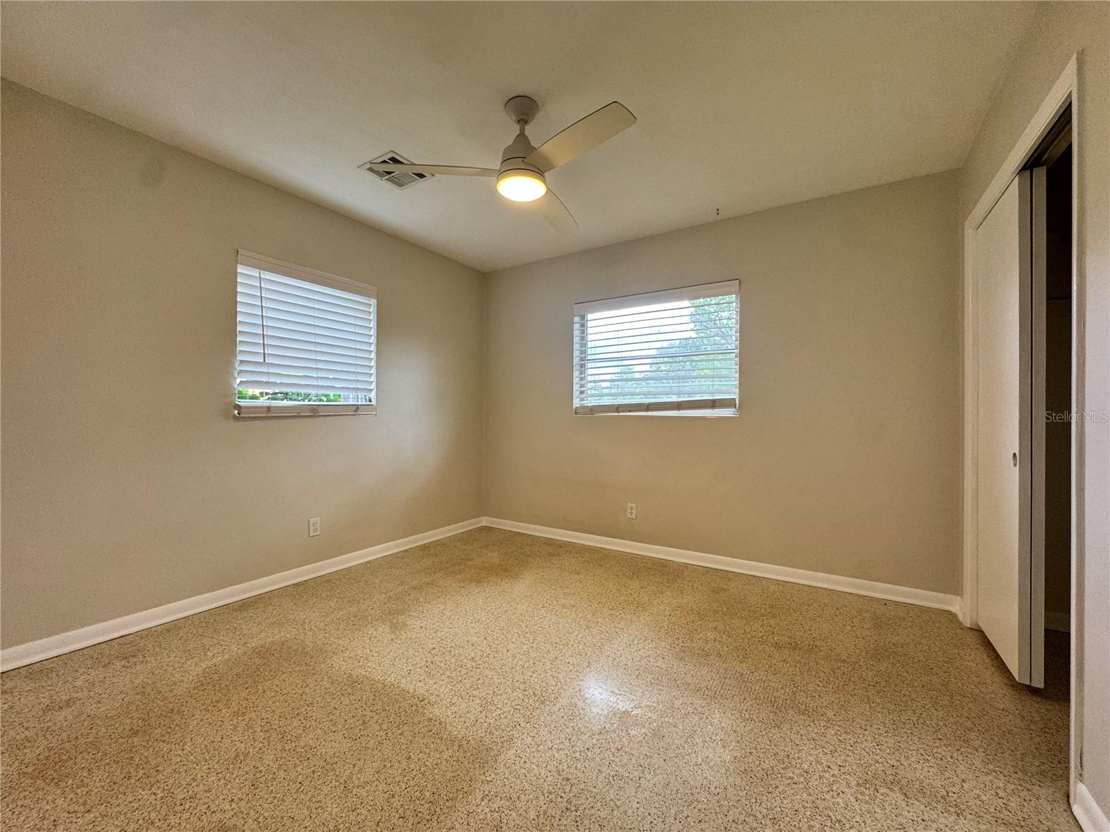 Bedroom three closet