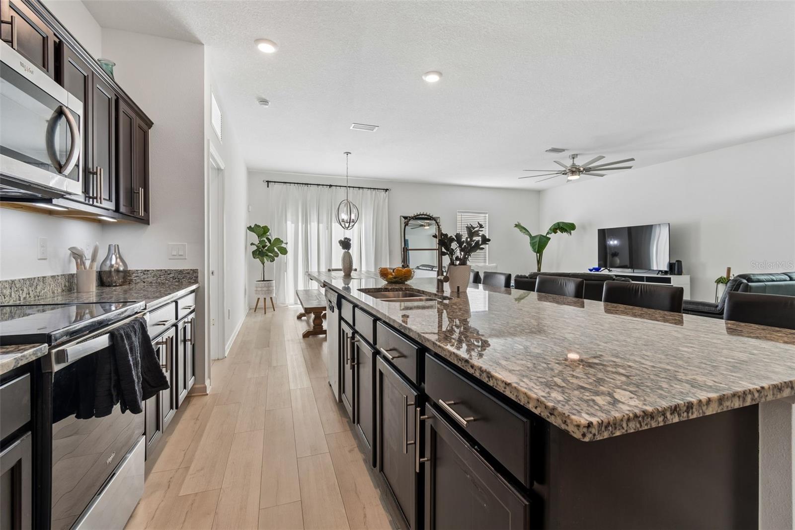Kitchen and Island Open concept