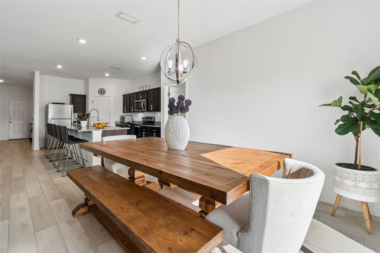 Dining area and Kitchen view