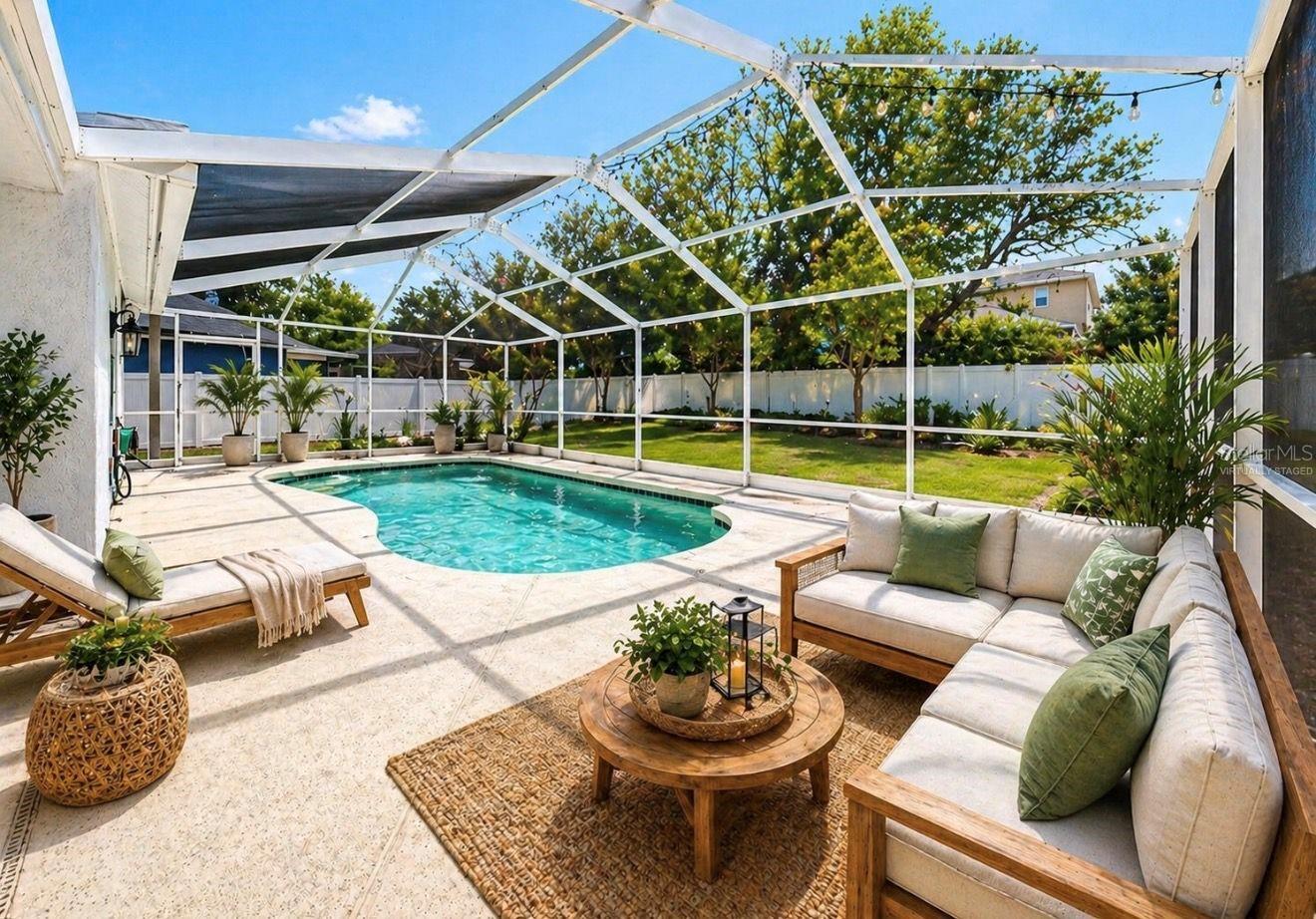 “virtually staged”