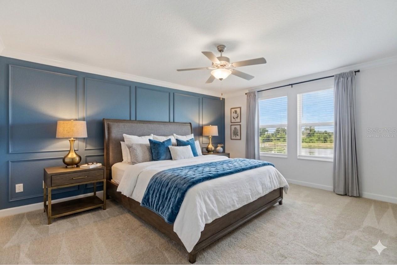 Virtually Staged Owner's Suite