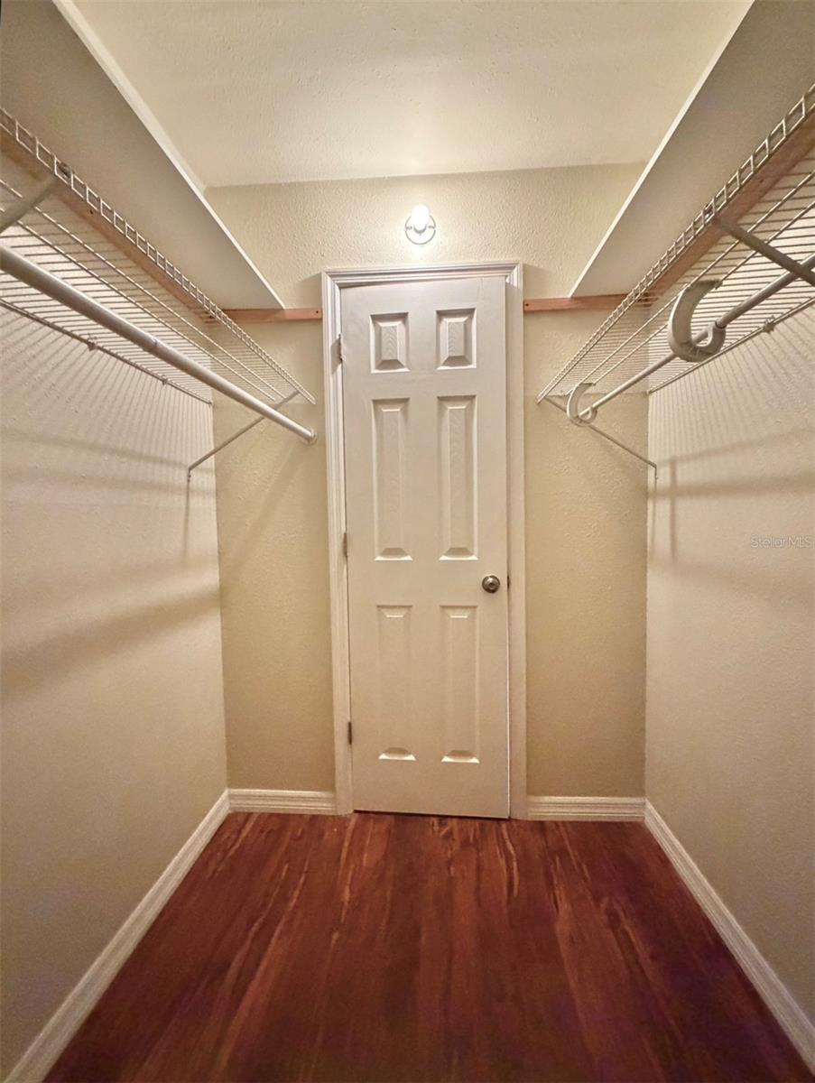 Primary walk-in closet