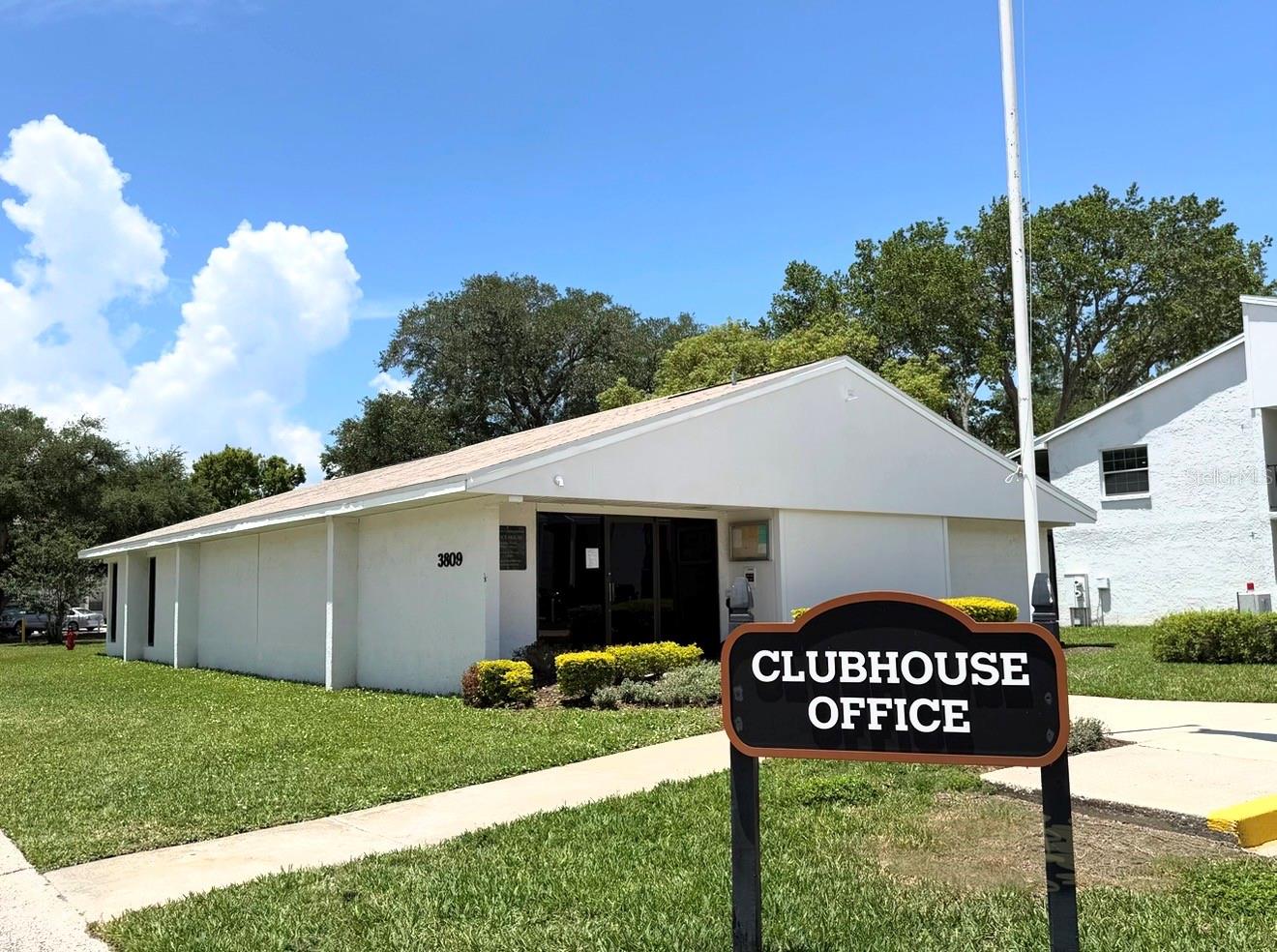 The clubhouse is available for residents.