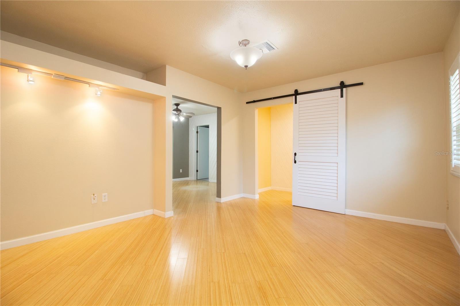 Living Room w/ Indoor Bike Closet