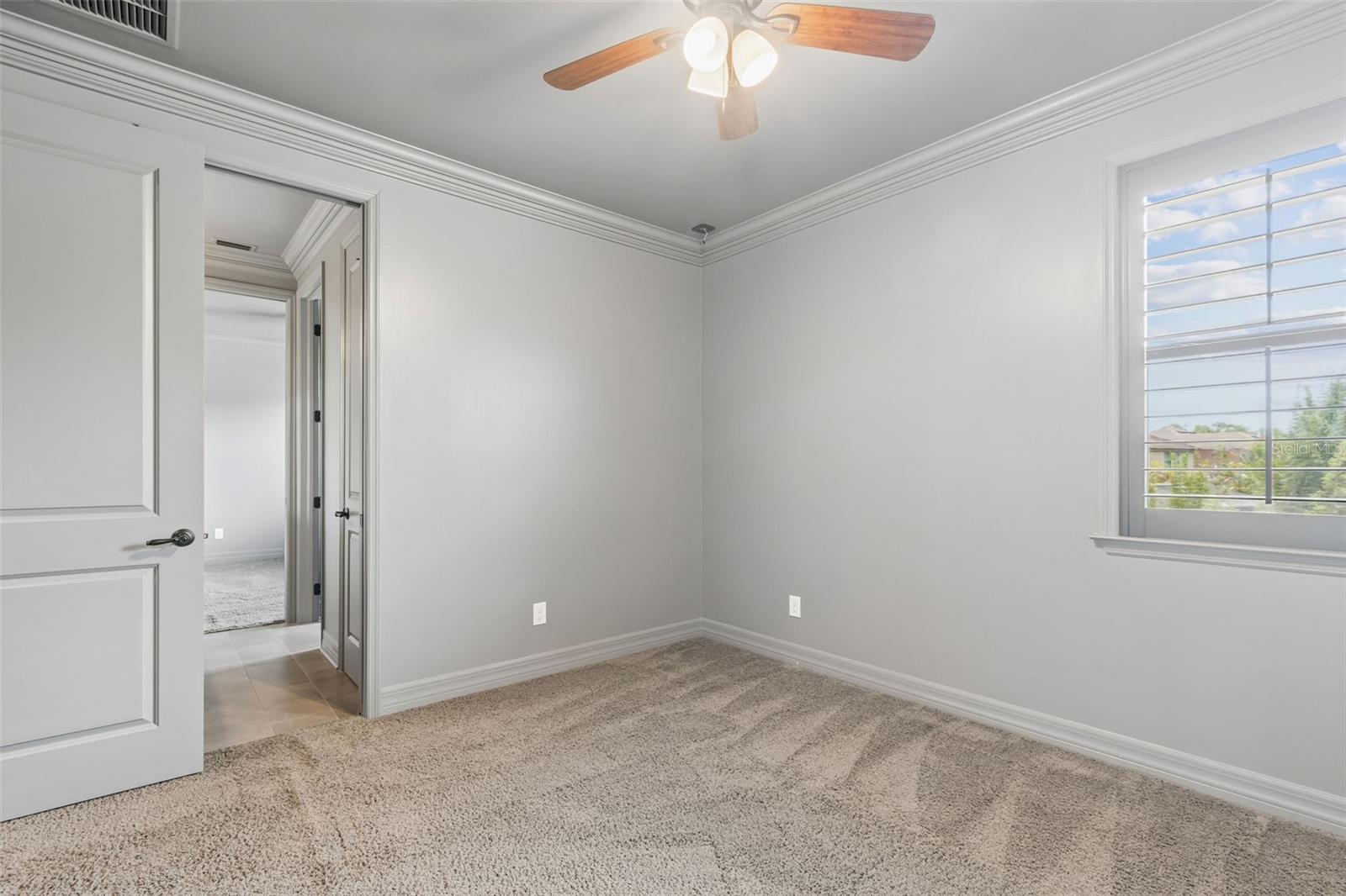 Bedroom 2 with jack and jill full bathroom