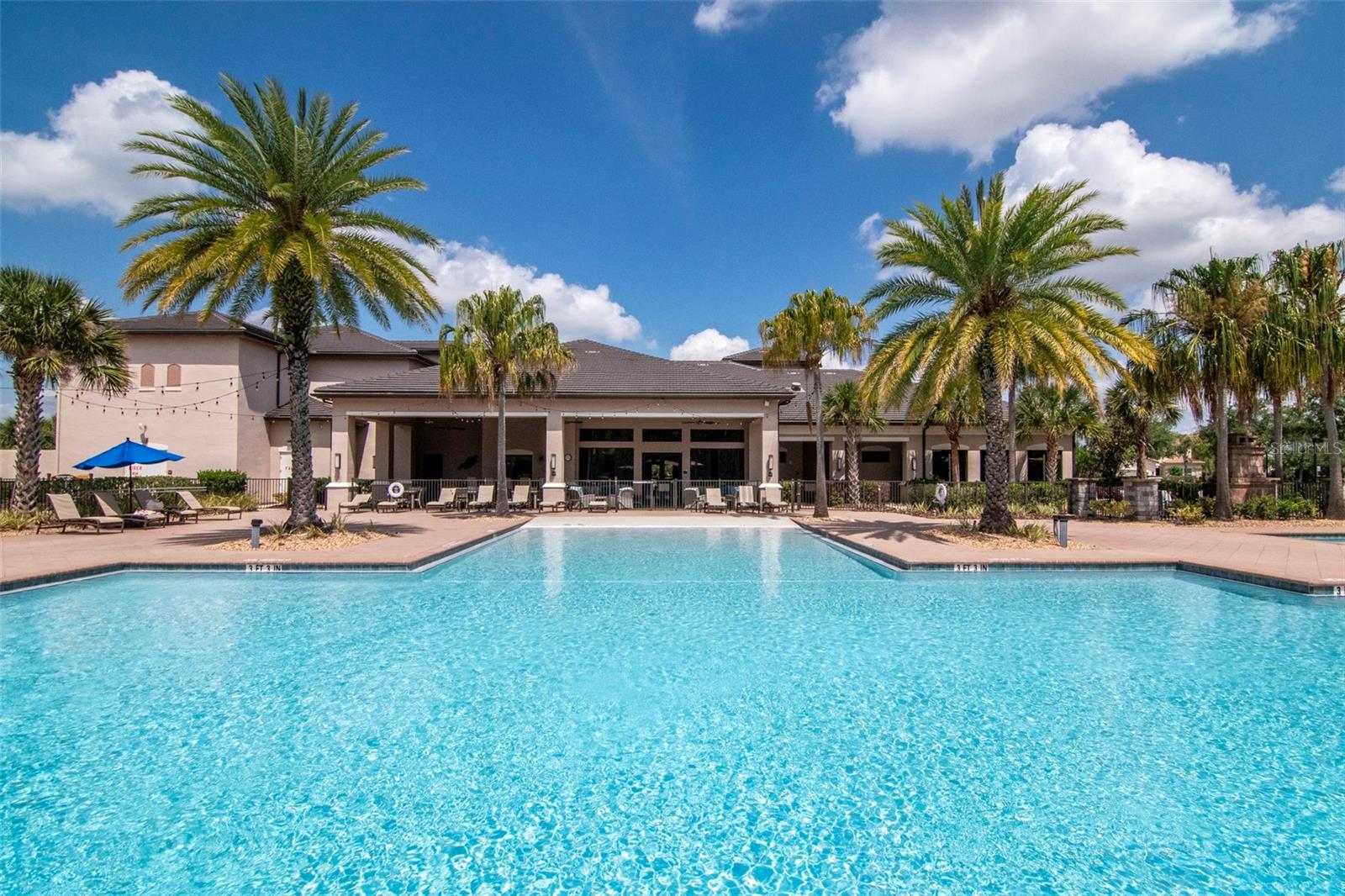 Resort-style pool view