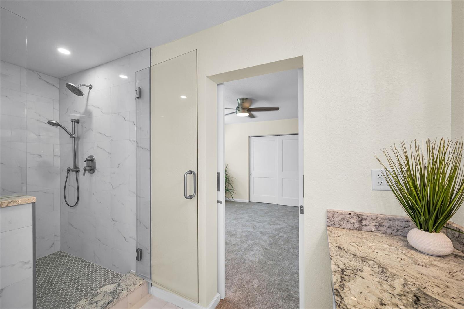 Primary Bathroom with oversized shower