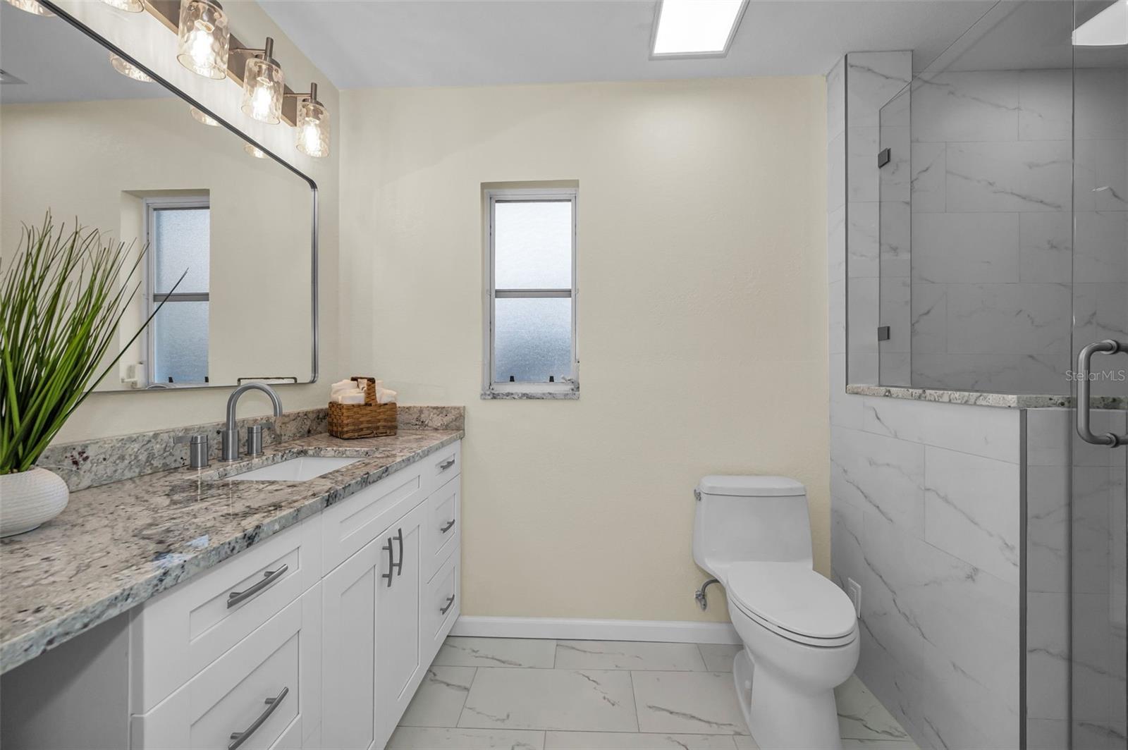 Primary Bathroom with oversized shower