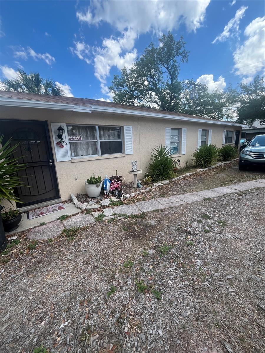 Front of the duplex