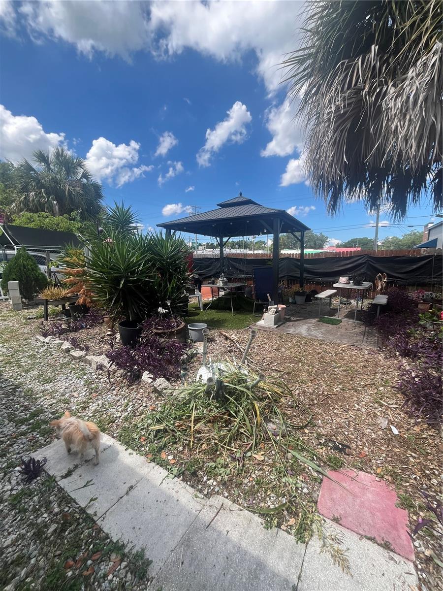 Backyard to unit B
