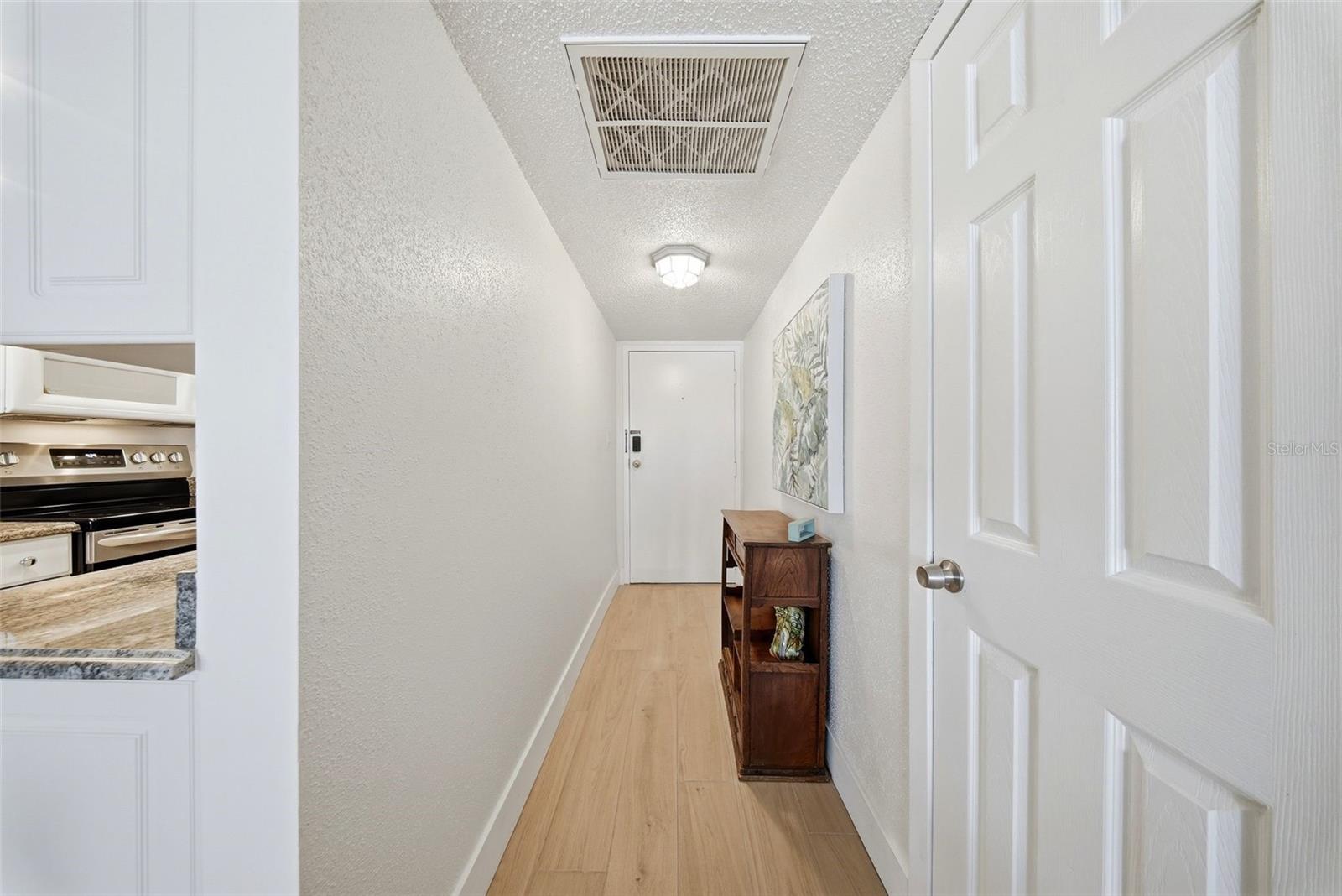 Entry Hallway with Closet