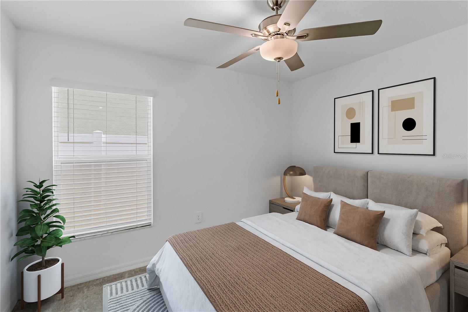 Staged Secondary Bedroom