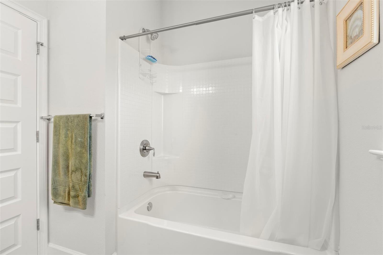 Spacious 2nd bathroom.