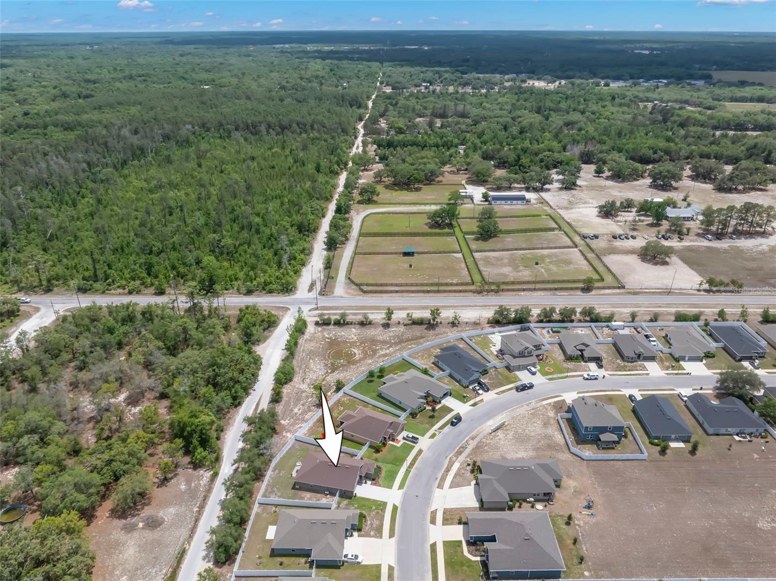 Additional aerial view.